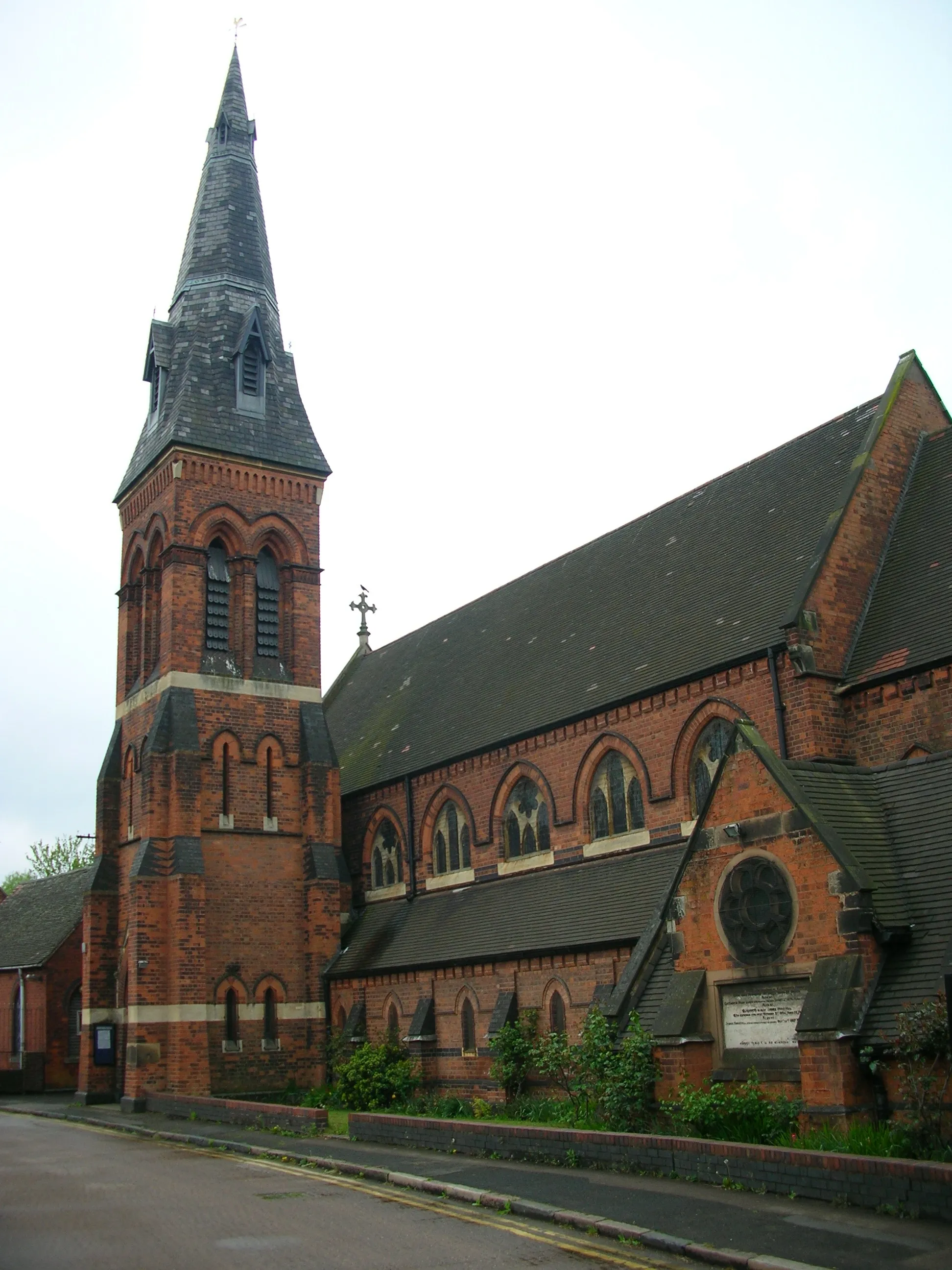 Photo showing: St Cyprian's parish church, Hay Mills, Small Heath, Birmingham, England.