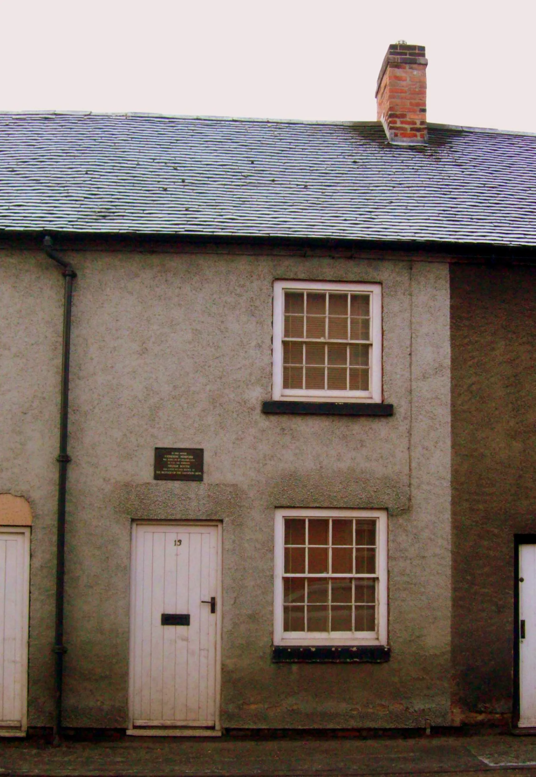 Photo showing: Birthplace of Catherine Booth, "Mother of the Salvation Army". 13 Sturston Road, Ashbourne, Derbyshire, UK.