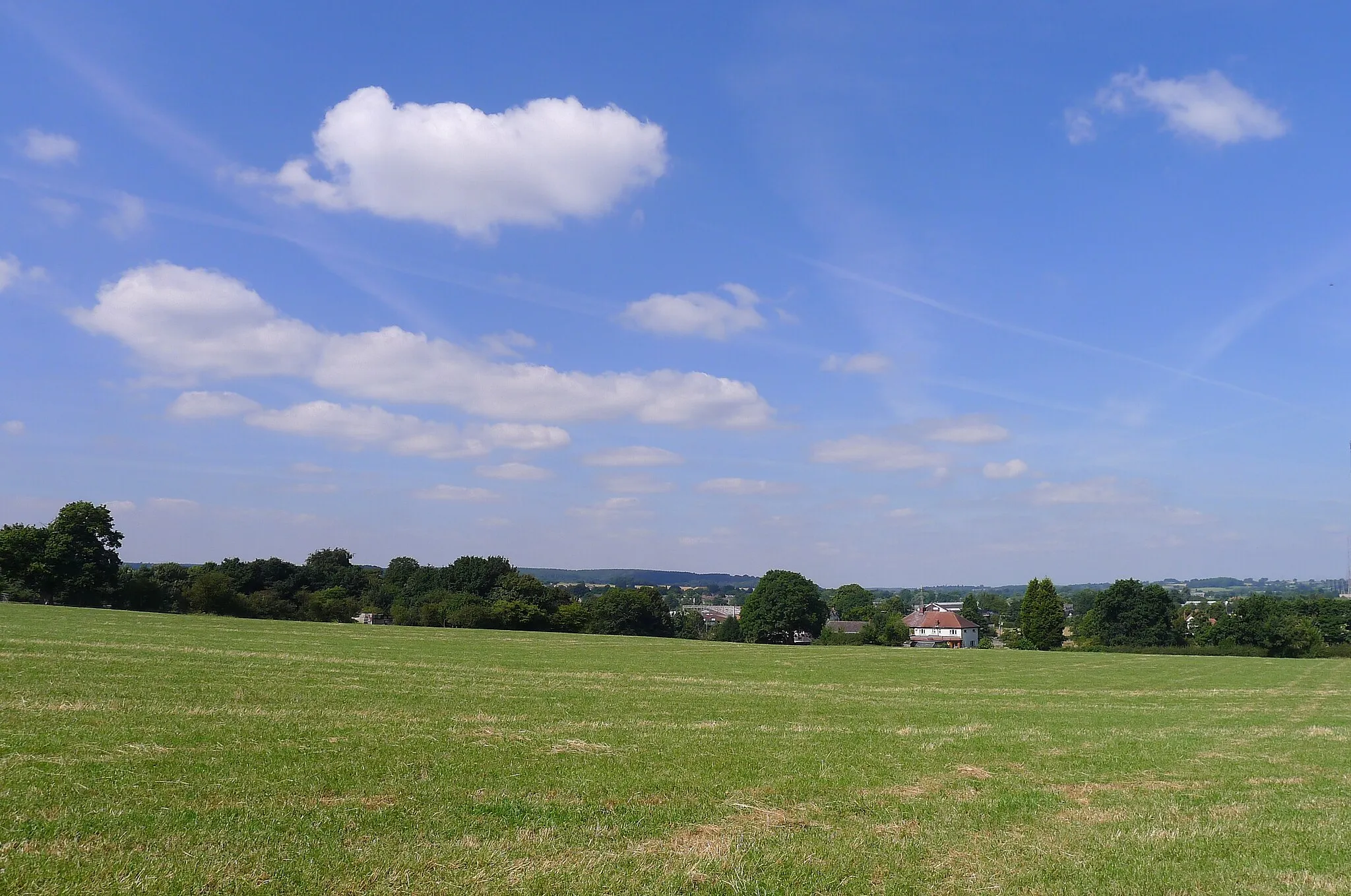 Photo showing: Approaching the outskirts of Rugeley