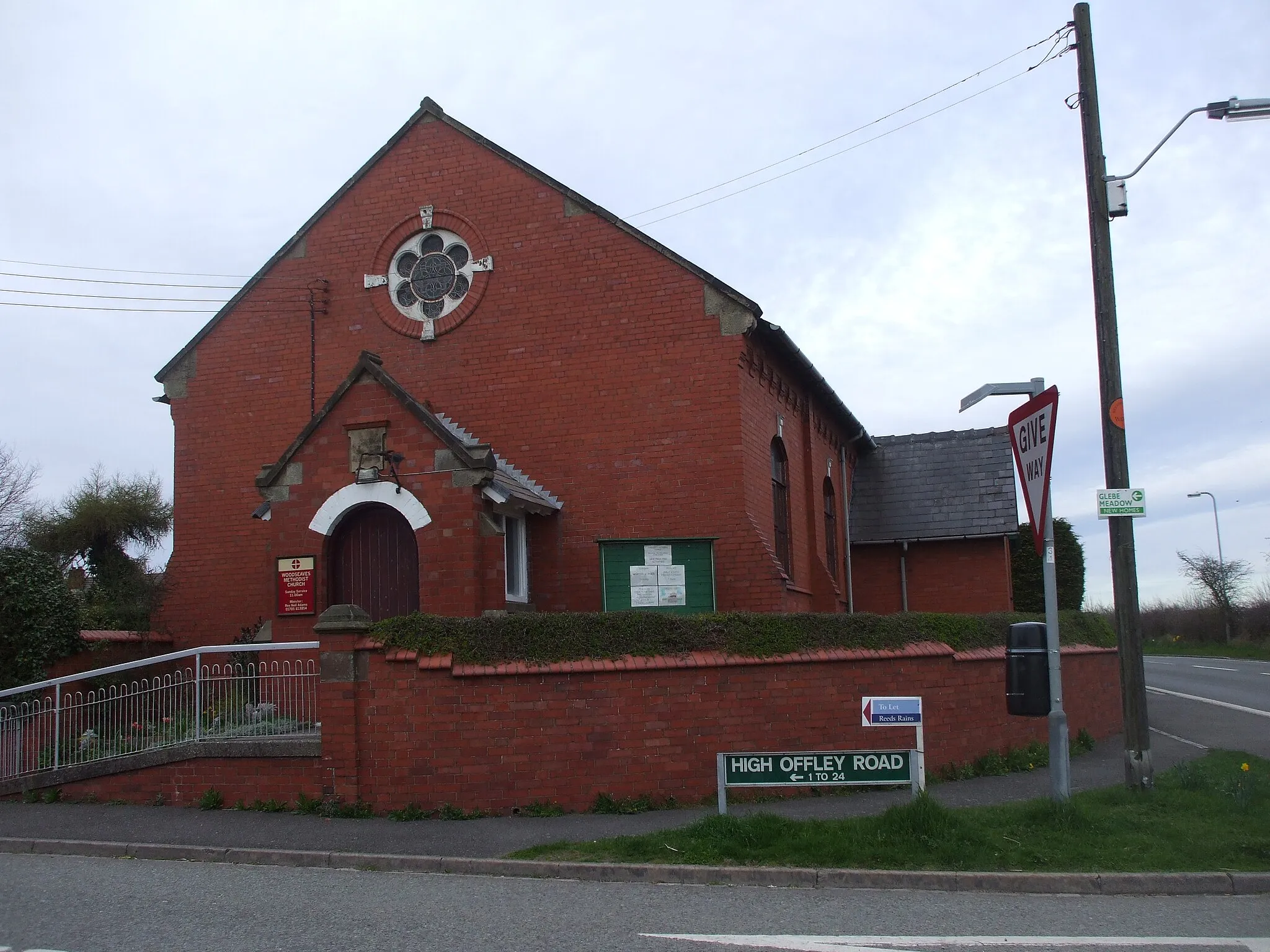 Photo showing: Woodseaves Methodist Church