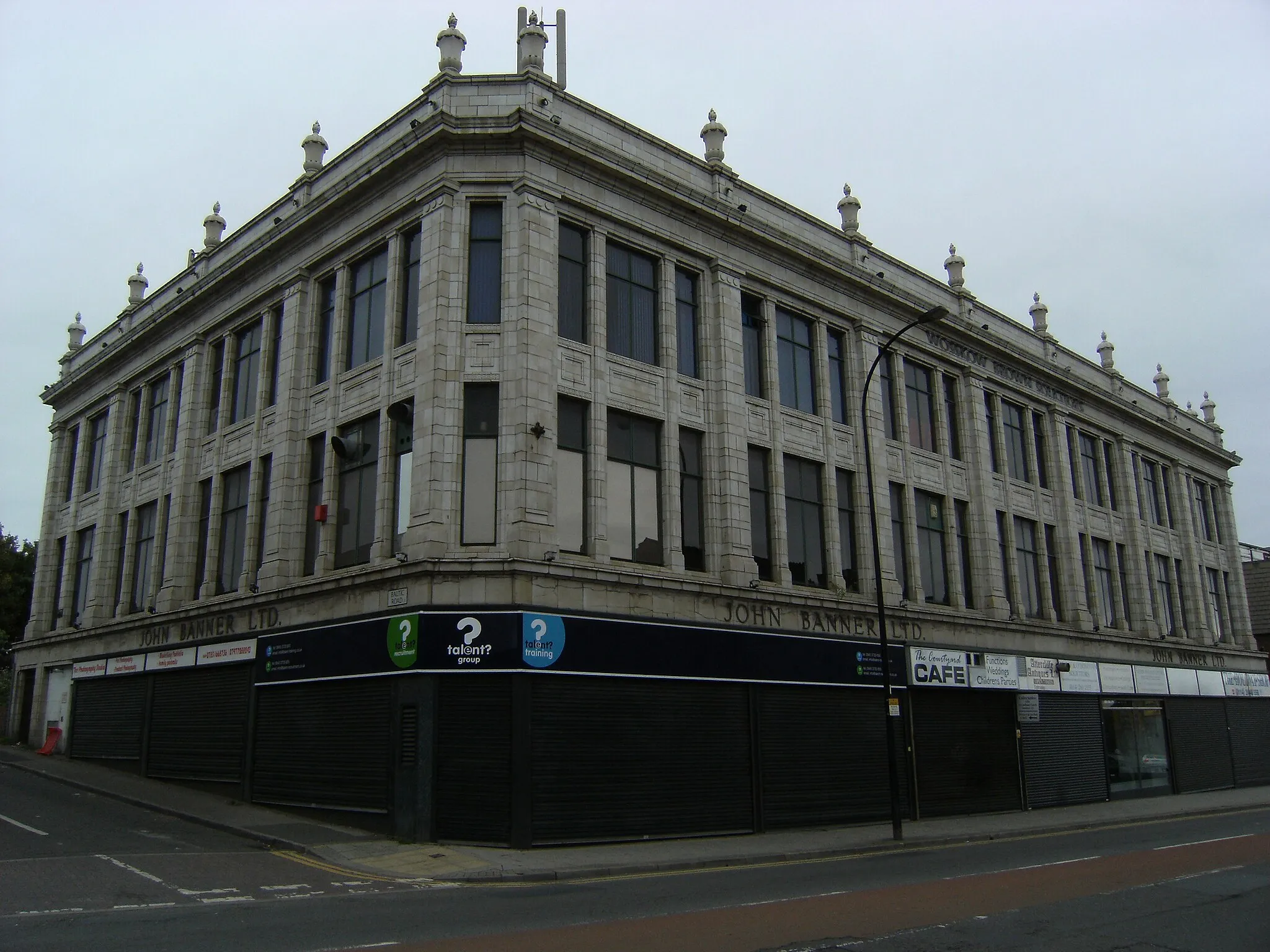 Photo showing: Former John Banner department store in Attercliffe, Sheffield