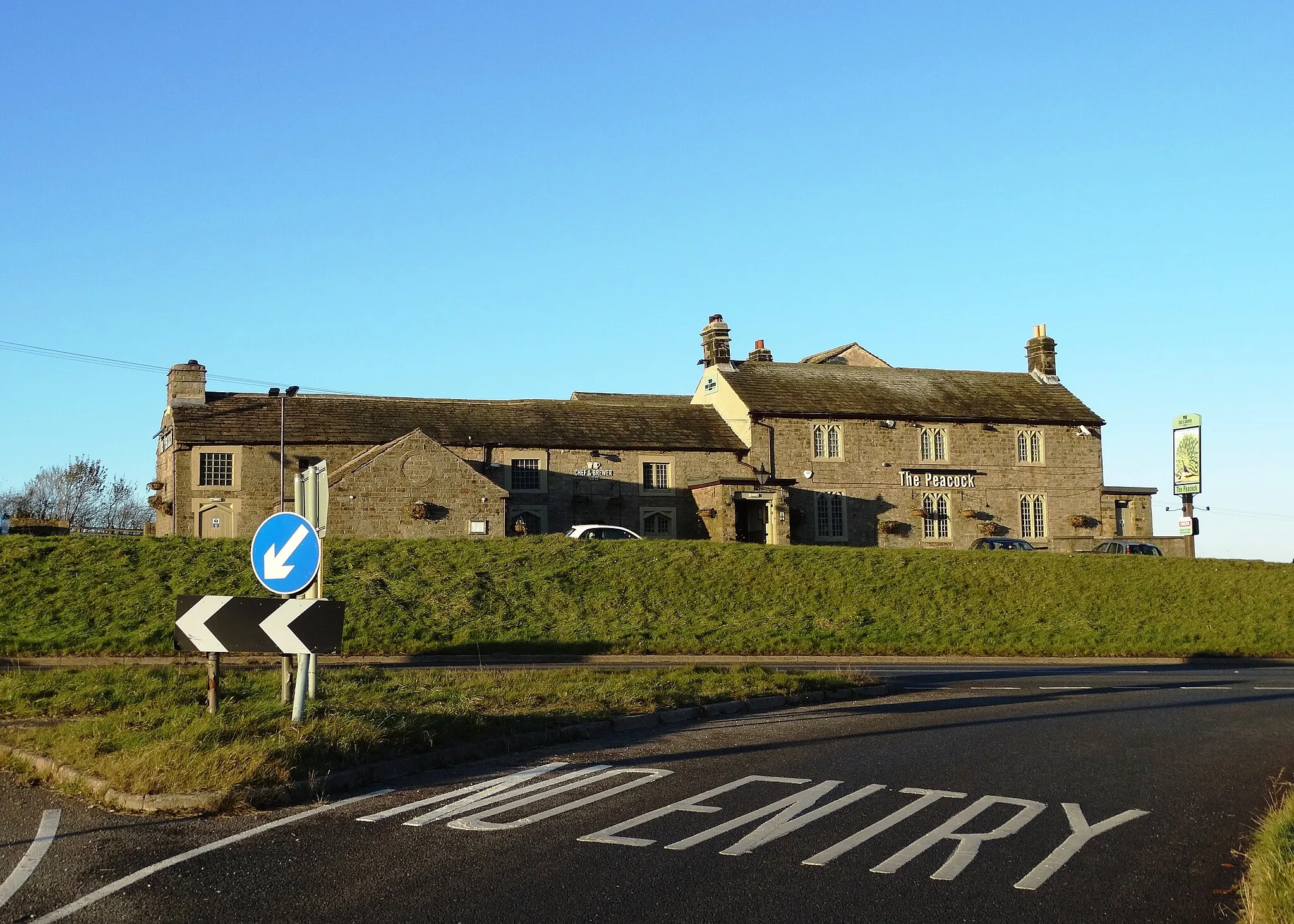 Photo showing: "The Peacock Inn" at Owler Bar