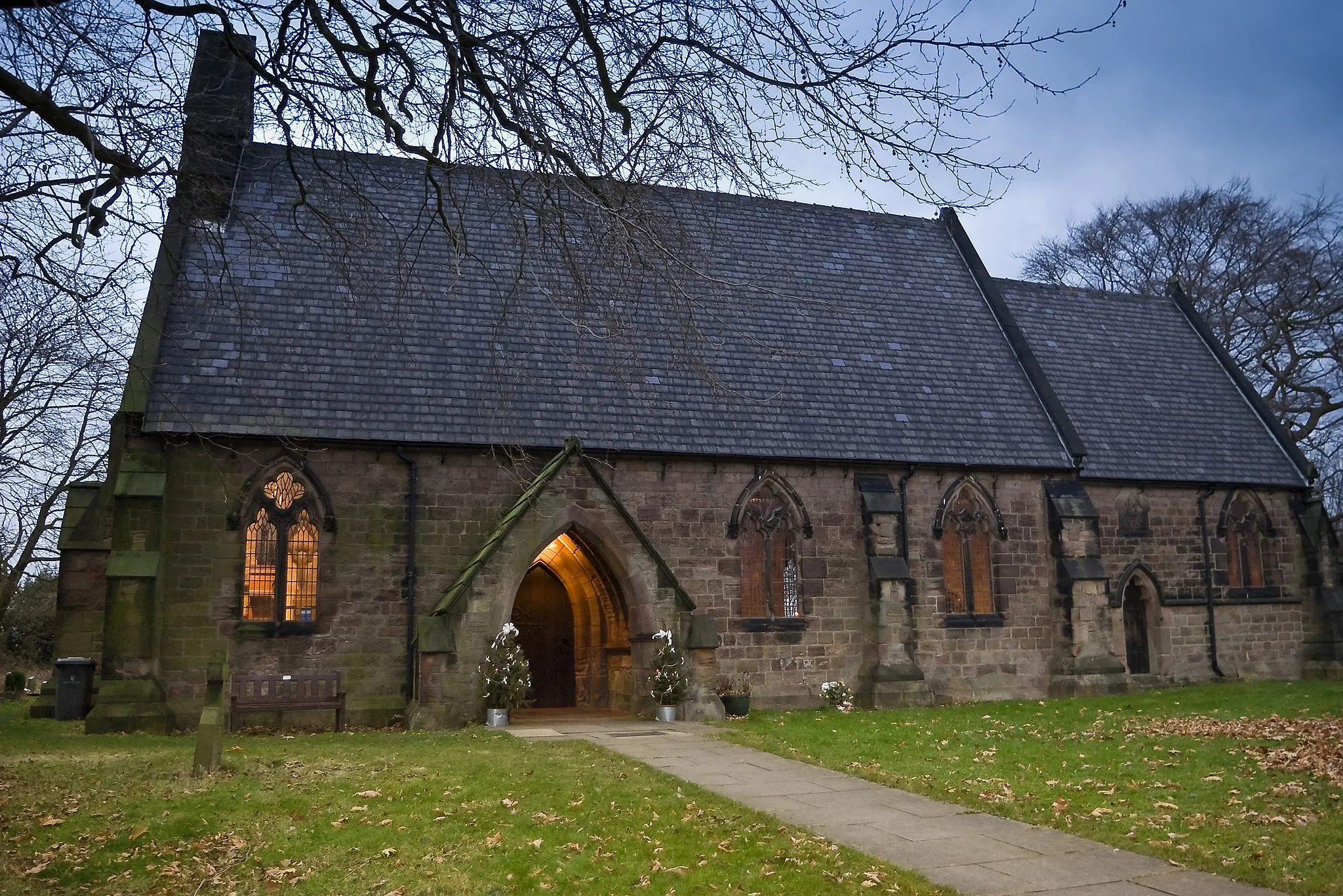 Photo showing: Holy Trinity church in the village of Ulley in Rotherham, South Yorkshire.