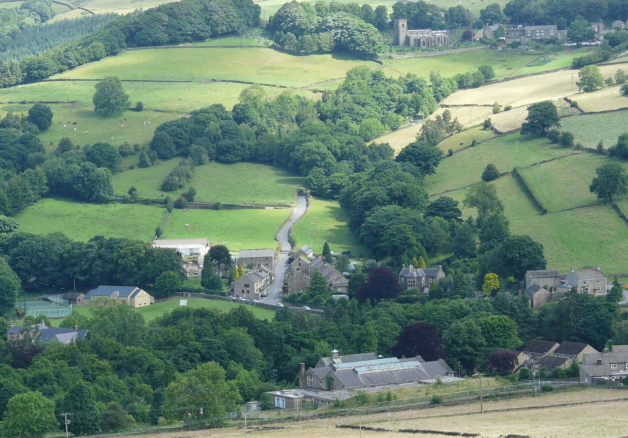 Photo showing: The village of Low Bradfield in South Yorkshire