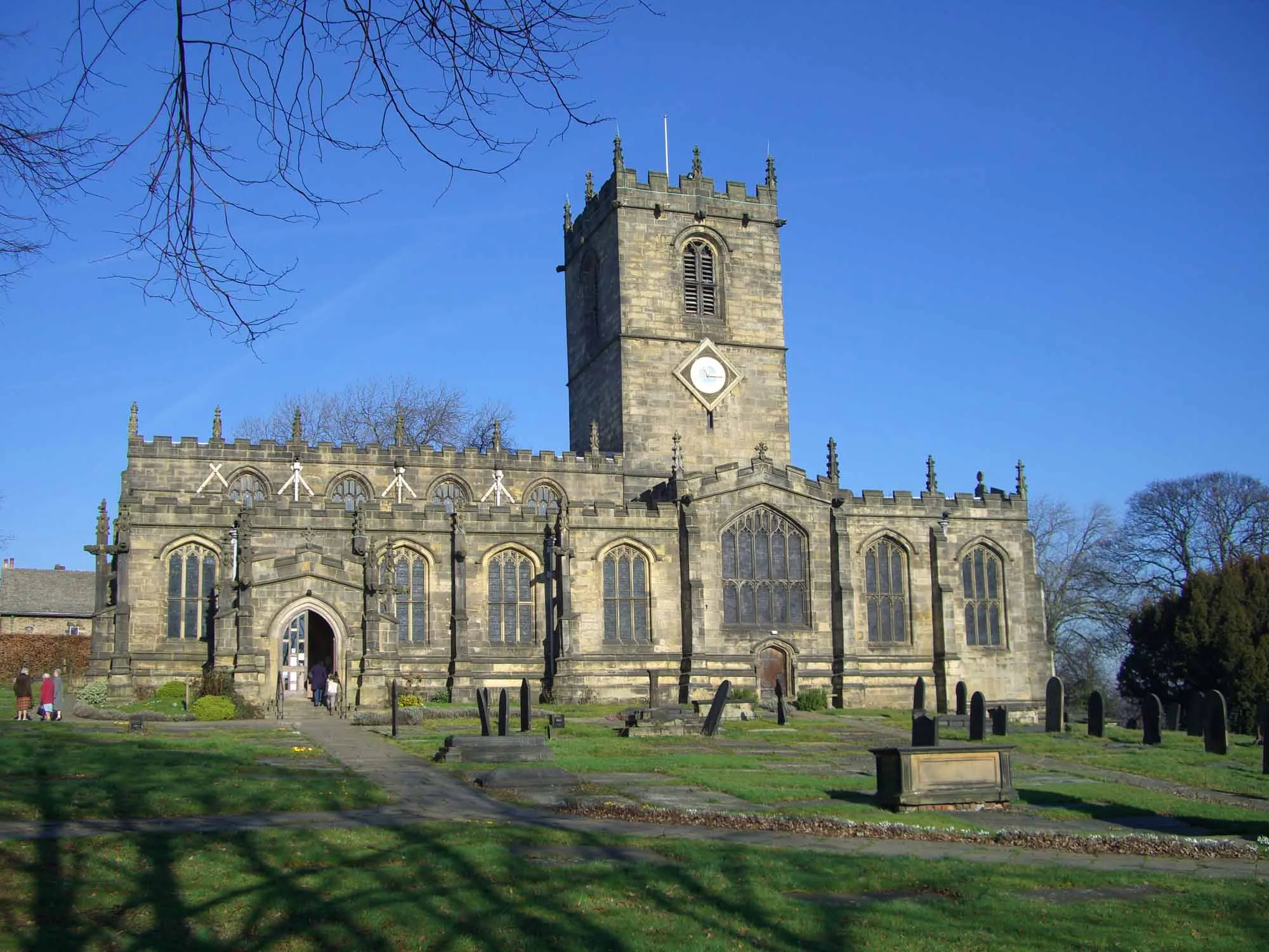 Photo showing: St. Mary's Church in Ecclesfield, England.