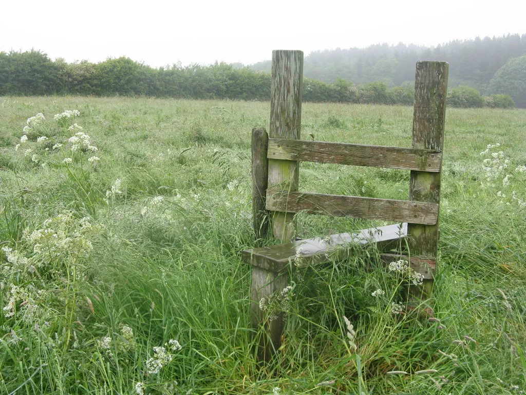 Photo showing: A stile to nowhere