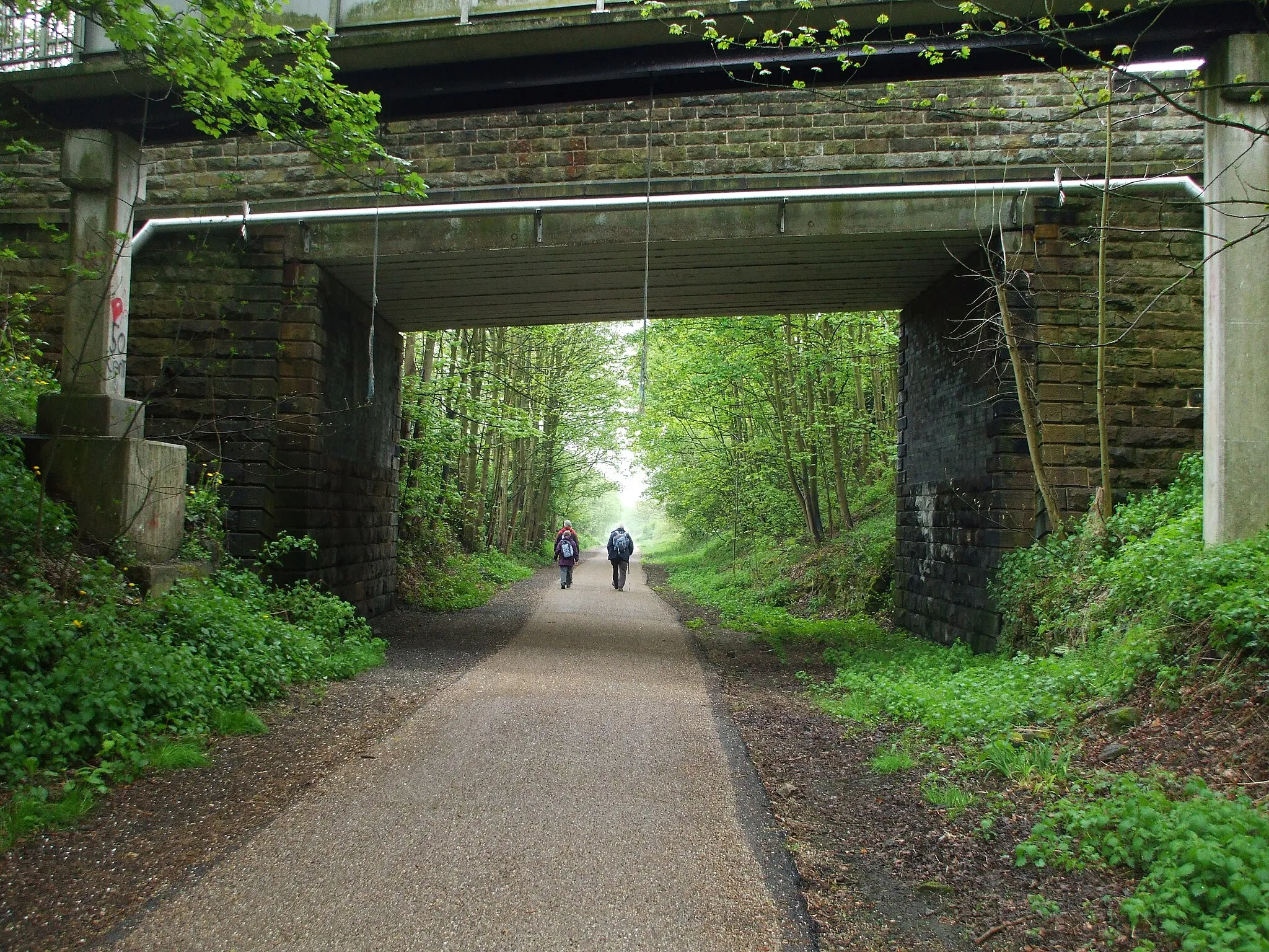 Photo showing: Bridges over the Trans-Pennine Trail at Oxspring
