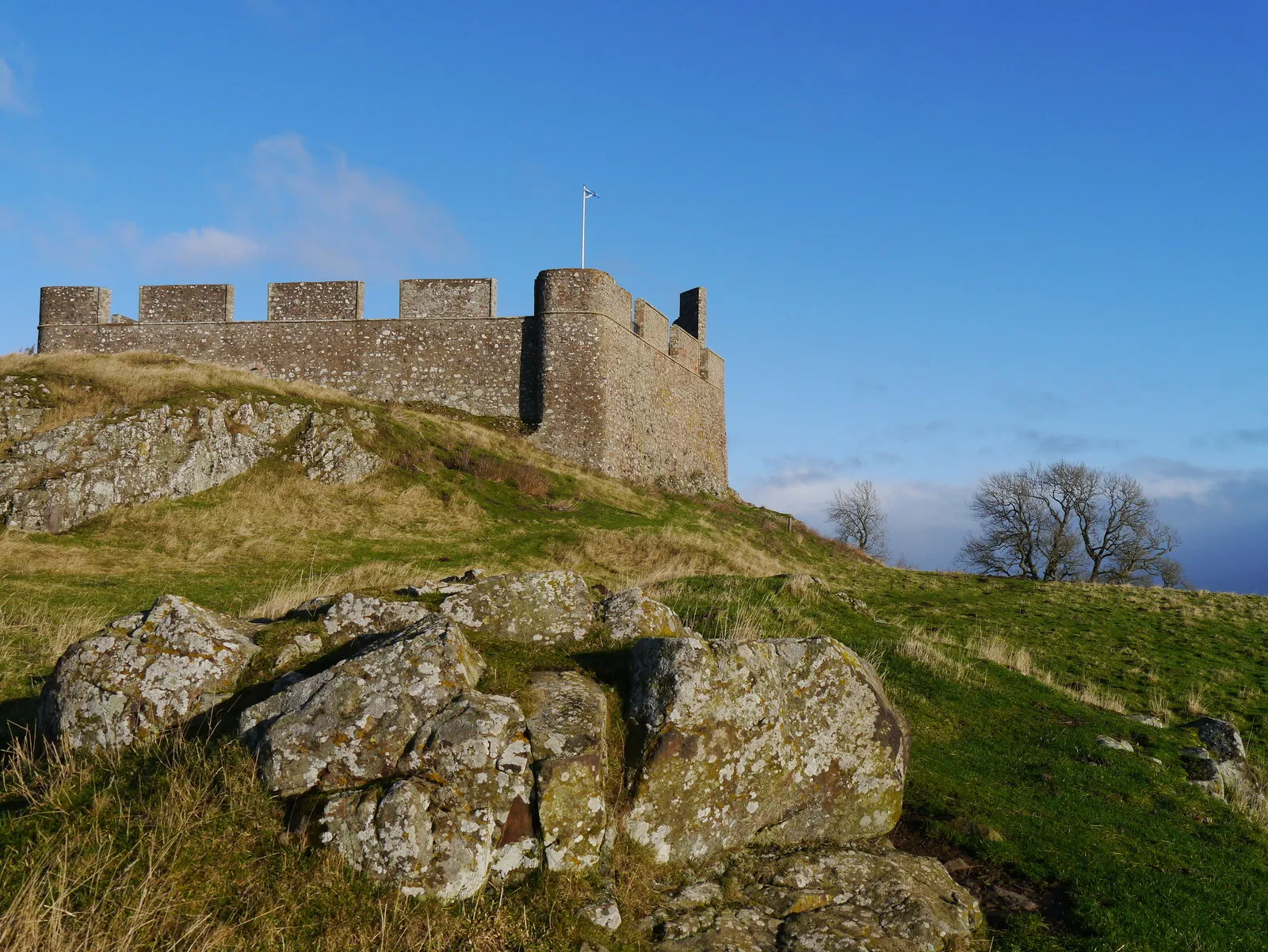 Photo showing: Hume Castle On New Year's Day 2017