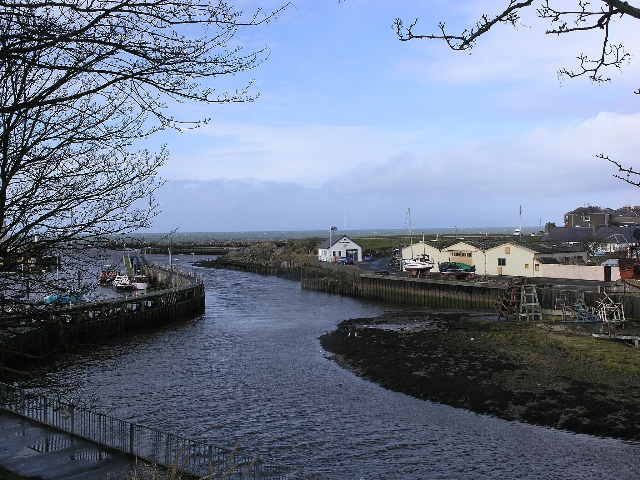 Photo showing: Harbour in Girvan