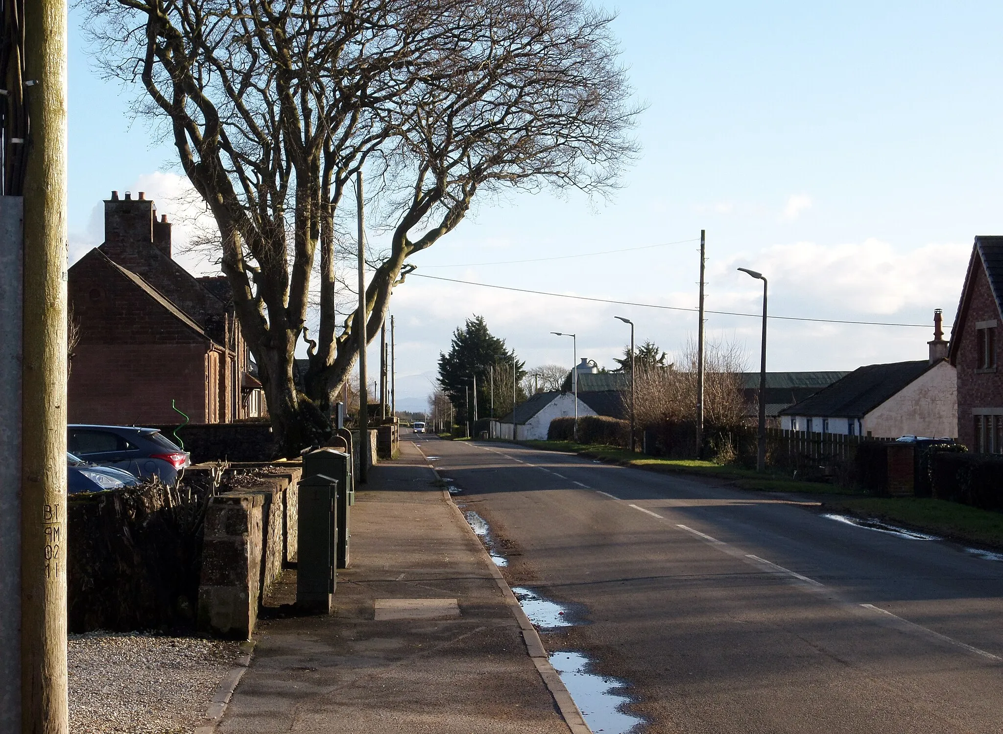 Photo showing: Clarencefield Village, Dumfries and Galloway, Scotland. Close to the Brow Well and Comlongon Castle.