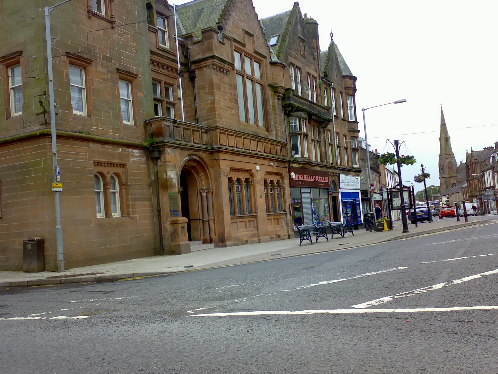 Photo showing: Bridge St/ Station Rd Lockerbie