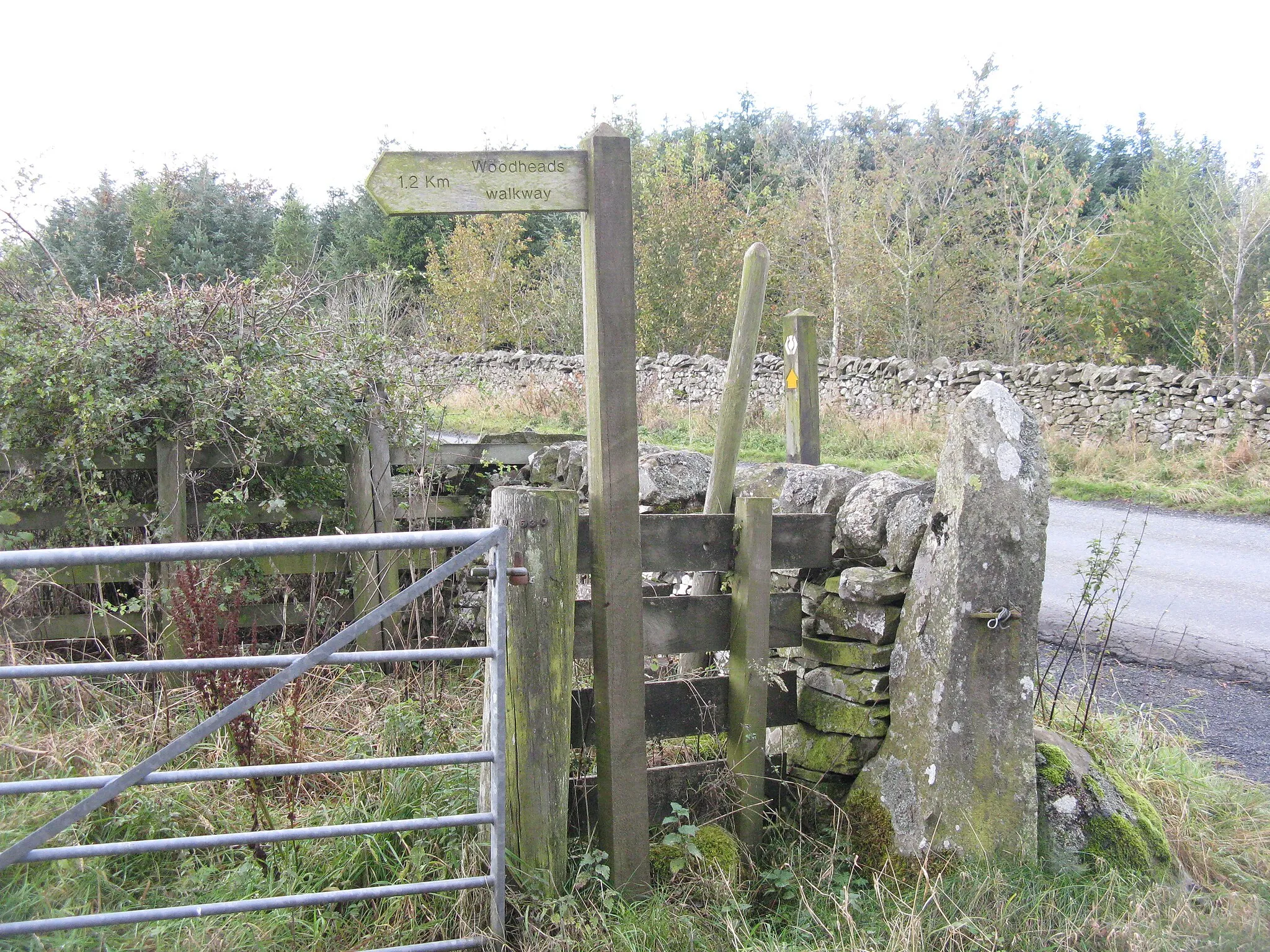 Photo showing: Southern Upland Way signpost