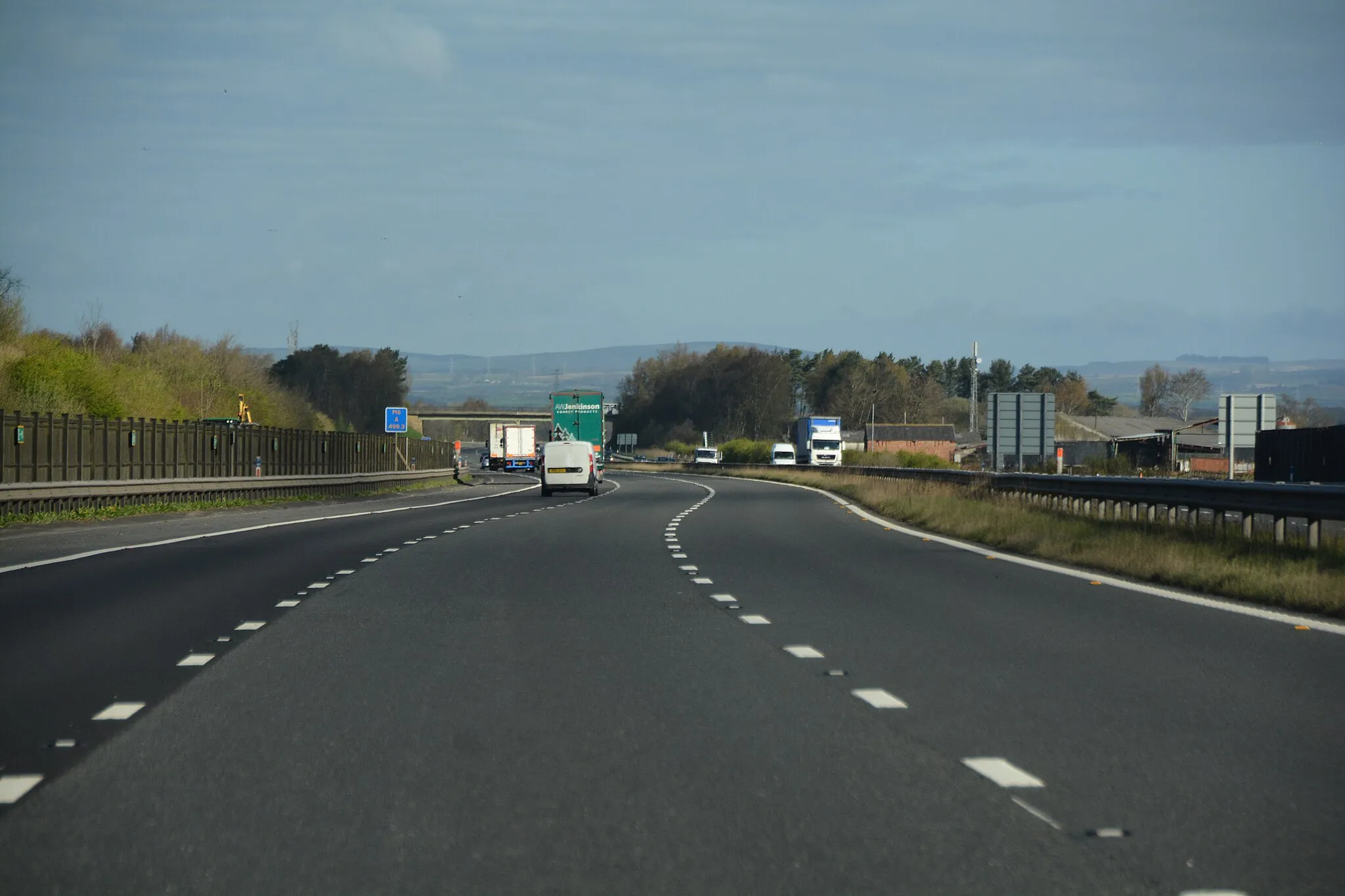 Photo showing: City of Carlisle : The M6 Motorway