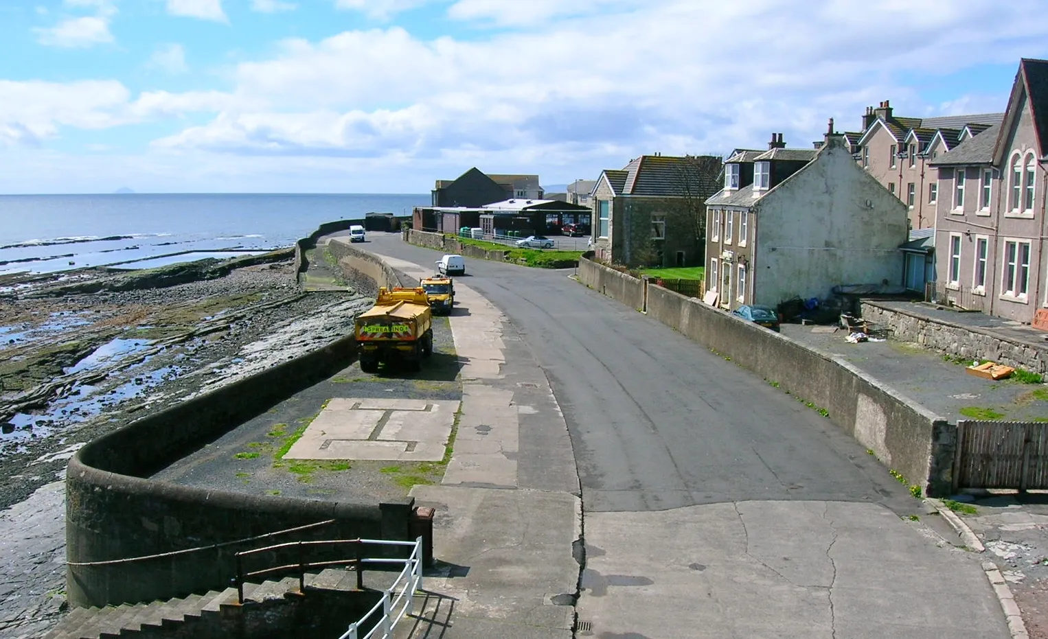Photo showing: Saltcoats. Site of canal linked railway and later railway to the harbour. North Ayrshire, Scotland.