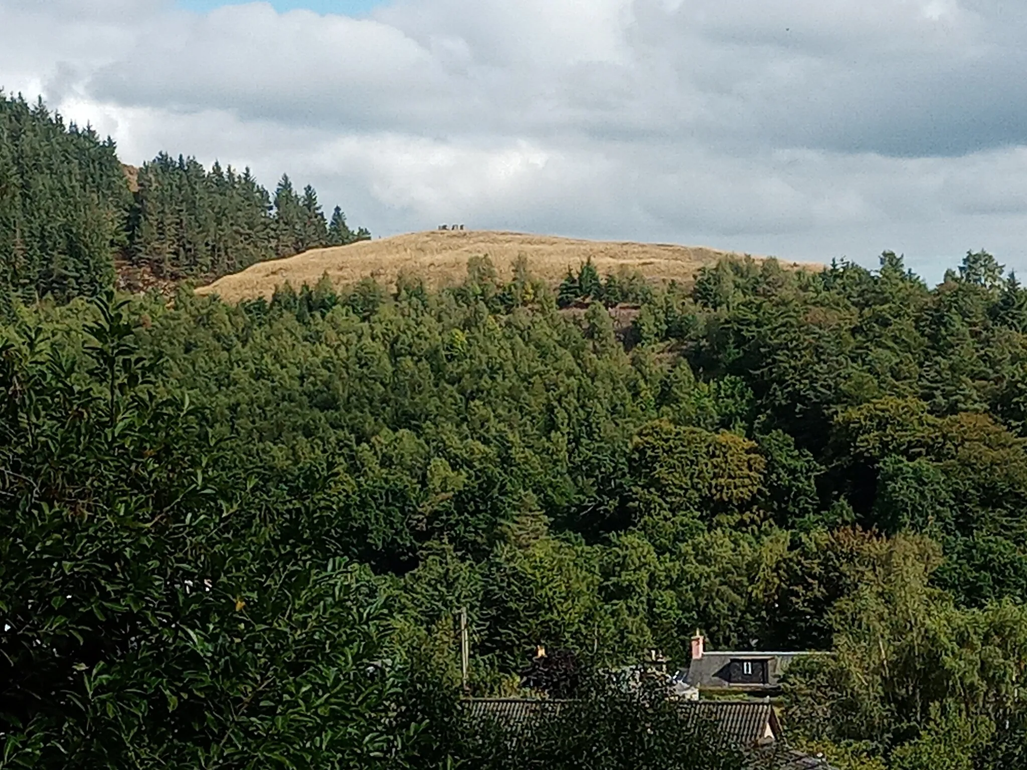 Photo showing: Caerlee (hillfort in Scottish Borders, Scotland, UK)