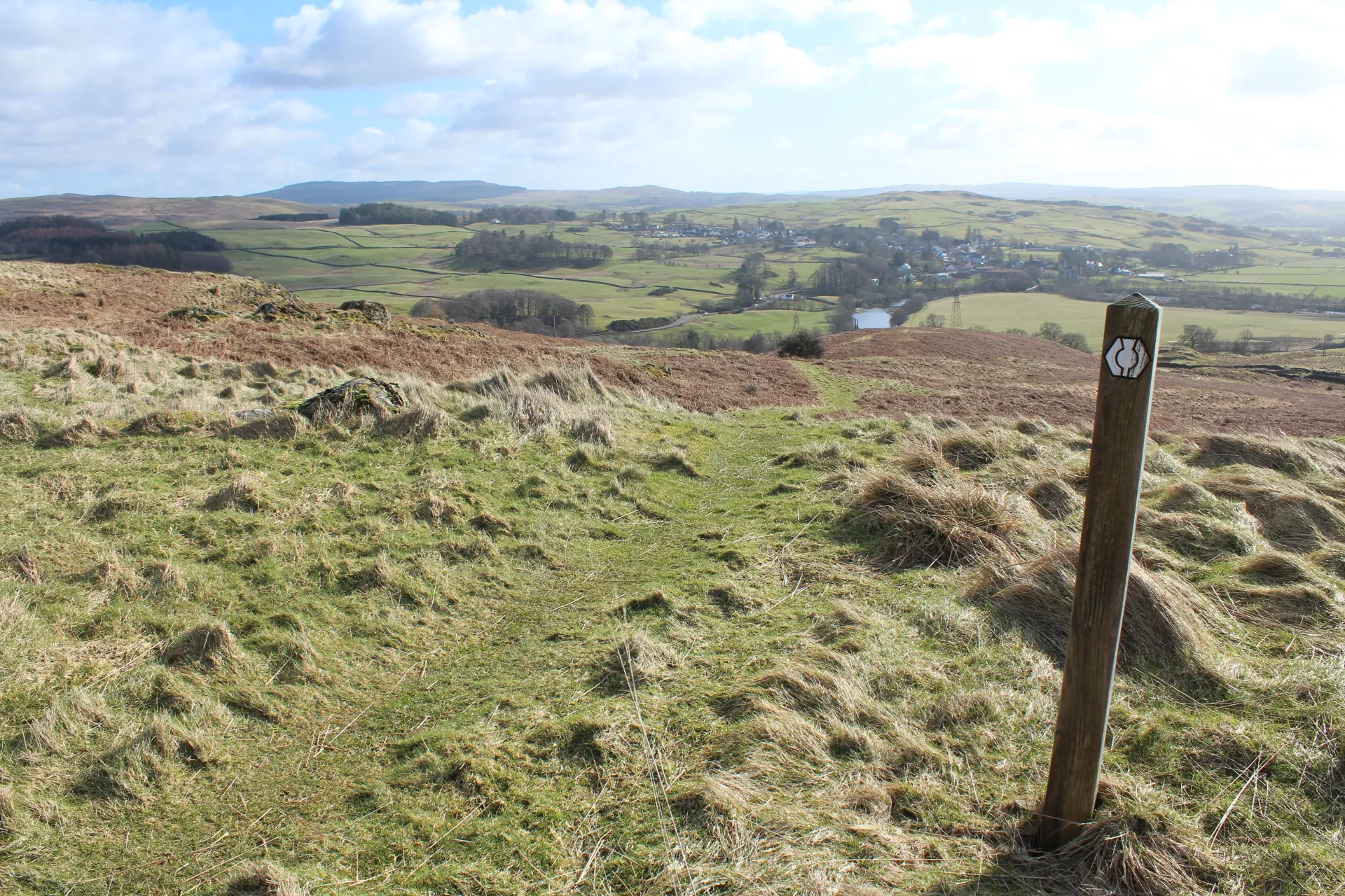 Photo showing: Southern Upland Way on Waterside Hill