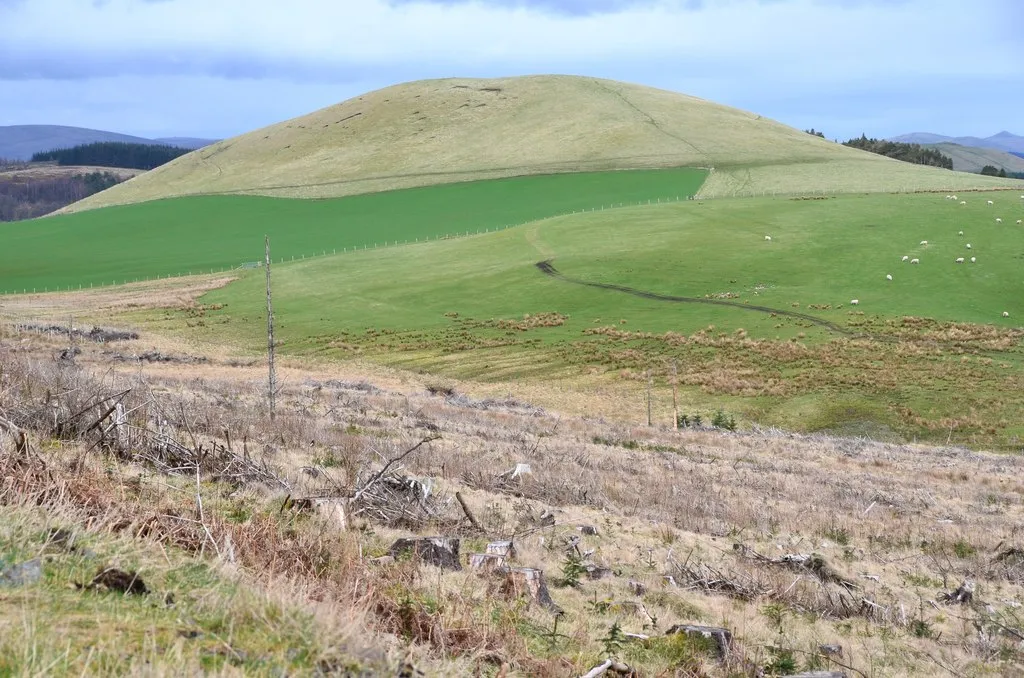 Photo showing: Pastures below Sandy Hill