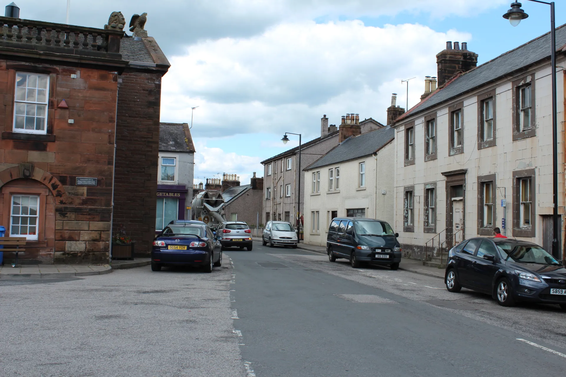 Photo showing: High Street, Lochmaben