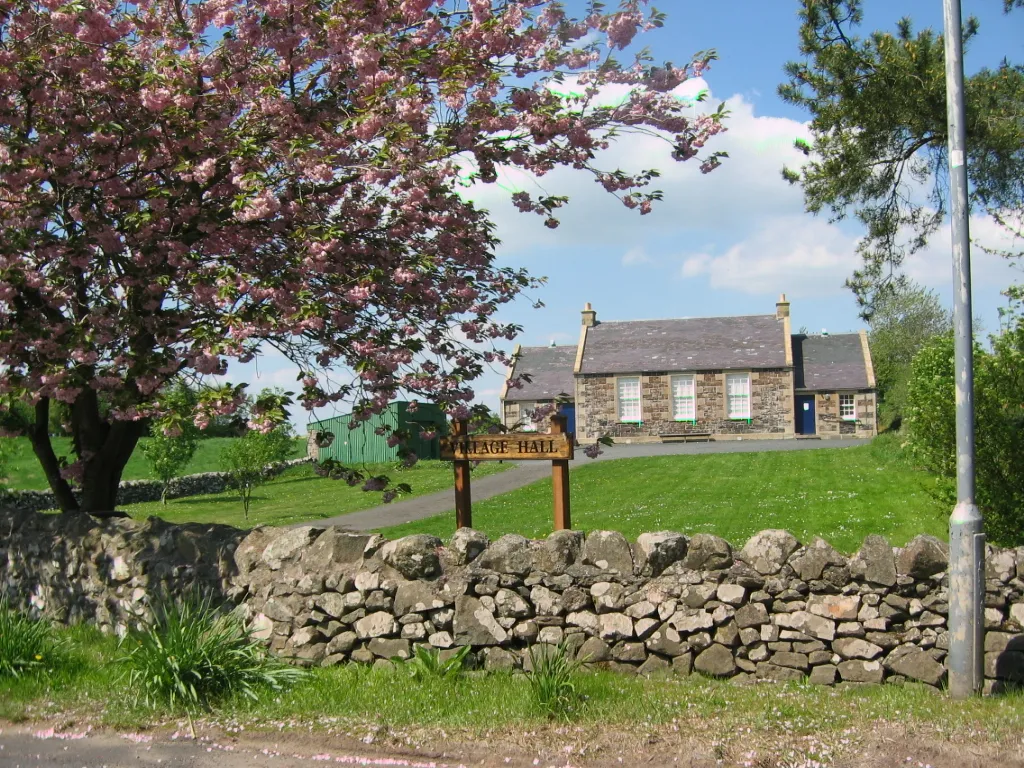 Photo showing: The village hall at Smailholm, Scottish Borders, Scotland