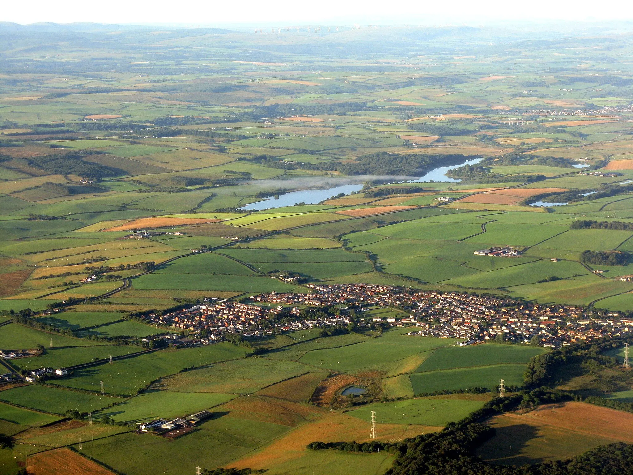 Photo showing: Joppa and Coylton from the air