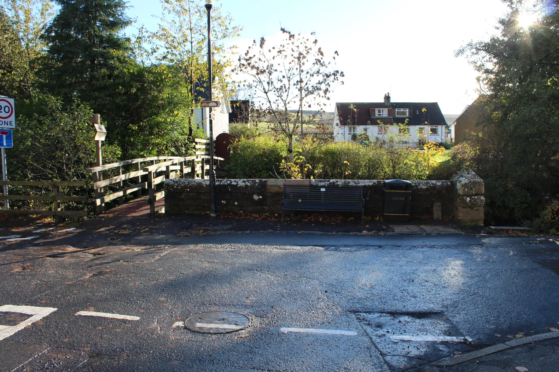 Photo showing: Junction of Glenginnet Road & Stinchar Road, Barr