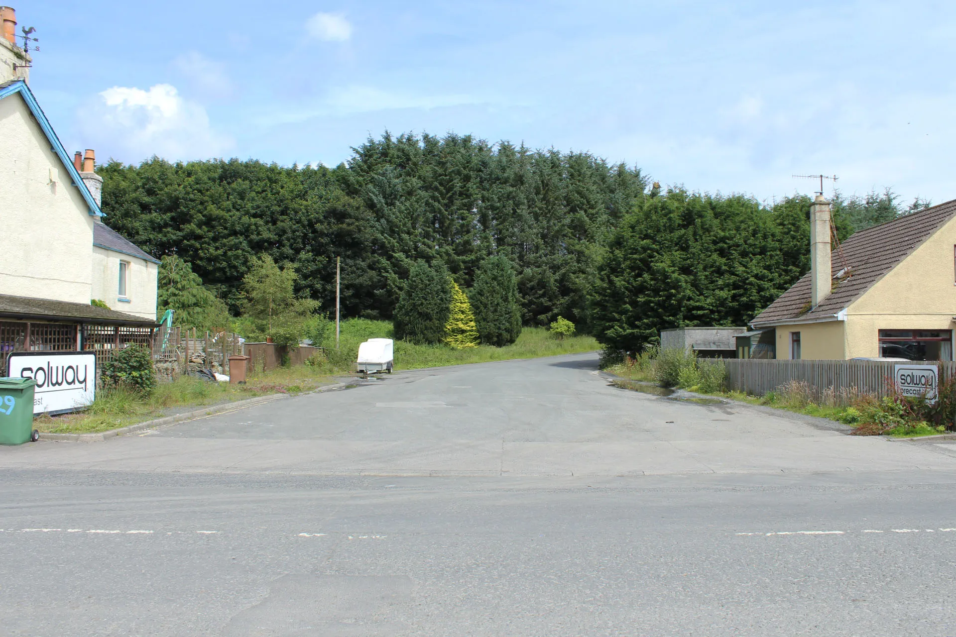 Photo showing: Entrance to Solway Precast, Barrhill