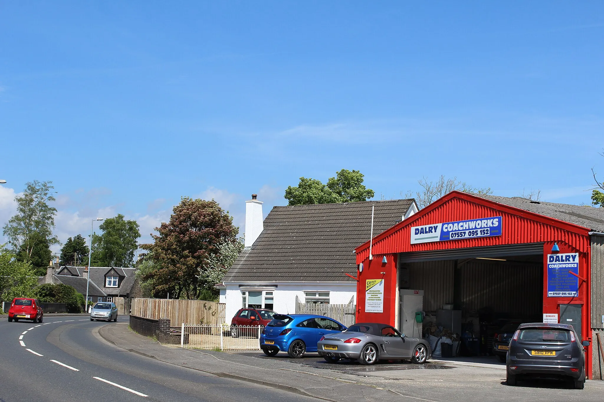 Photo showing: Dalry Coachworks, Drakemyre, Kilbirnie Road, Dalry