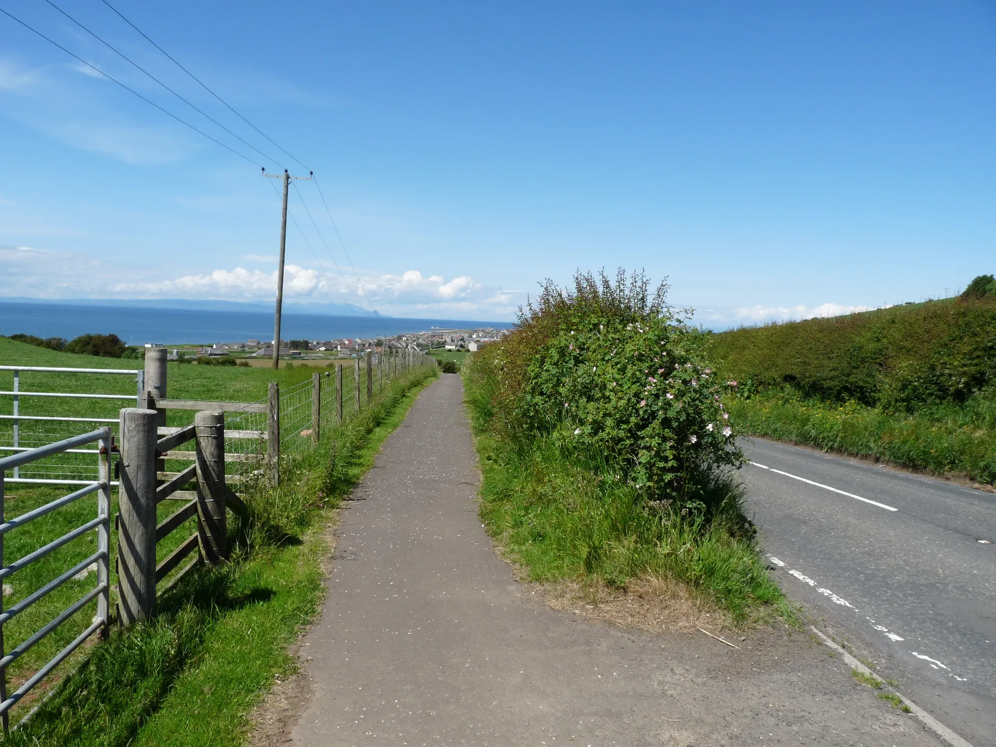 Photo showing: Footpath to Girvan