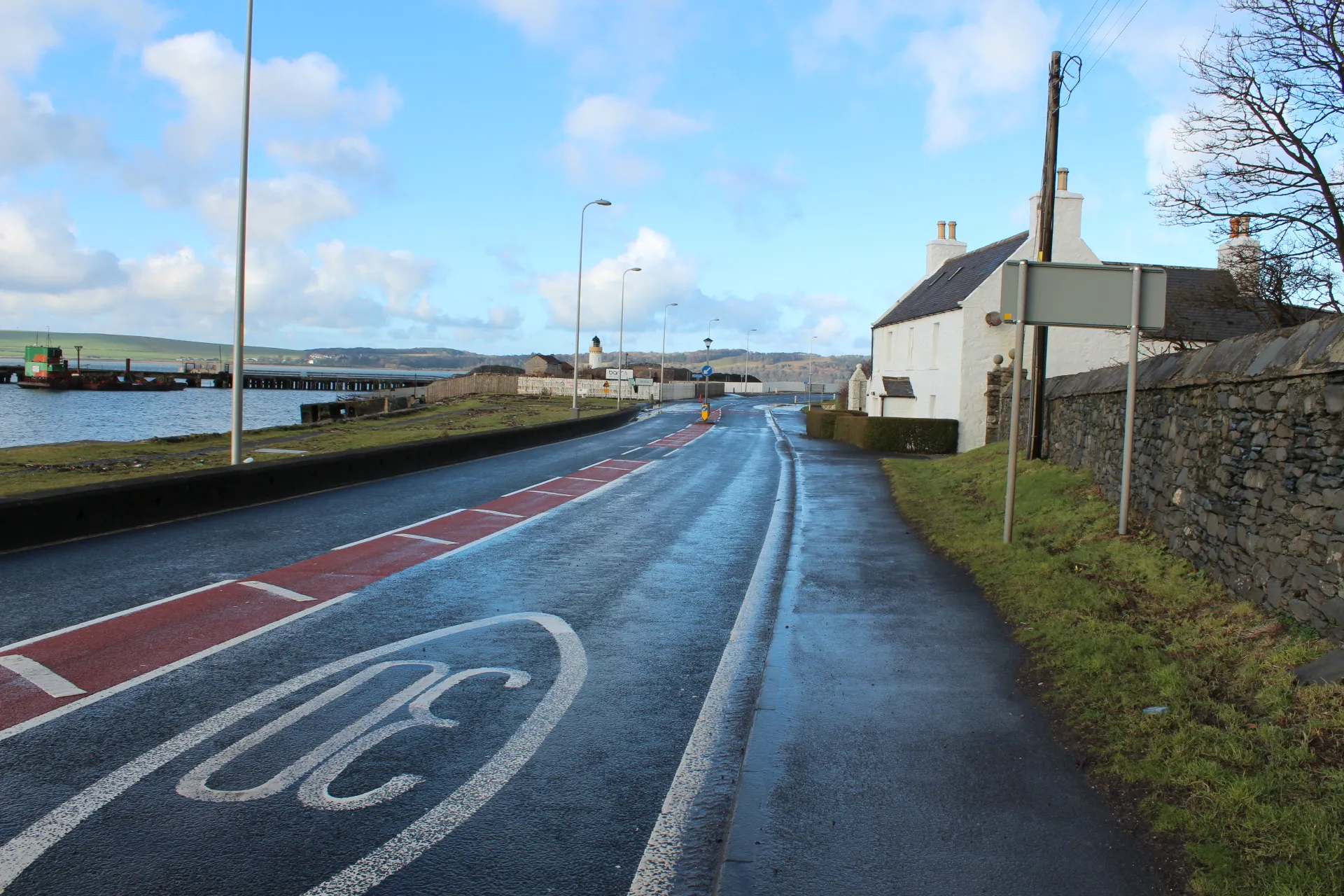 Photo showing: A77 to Girvan at Cairnryan