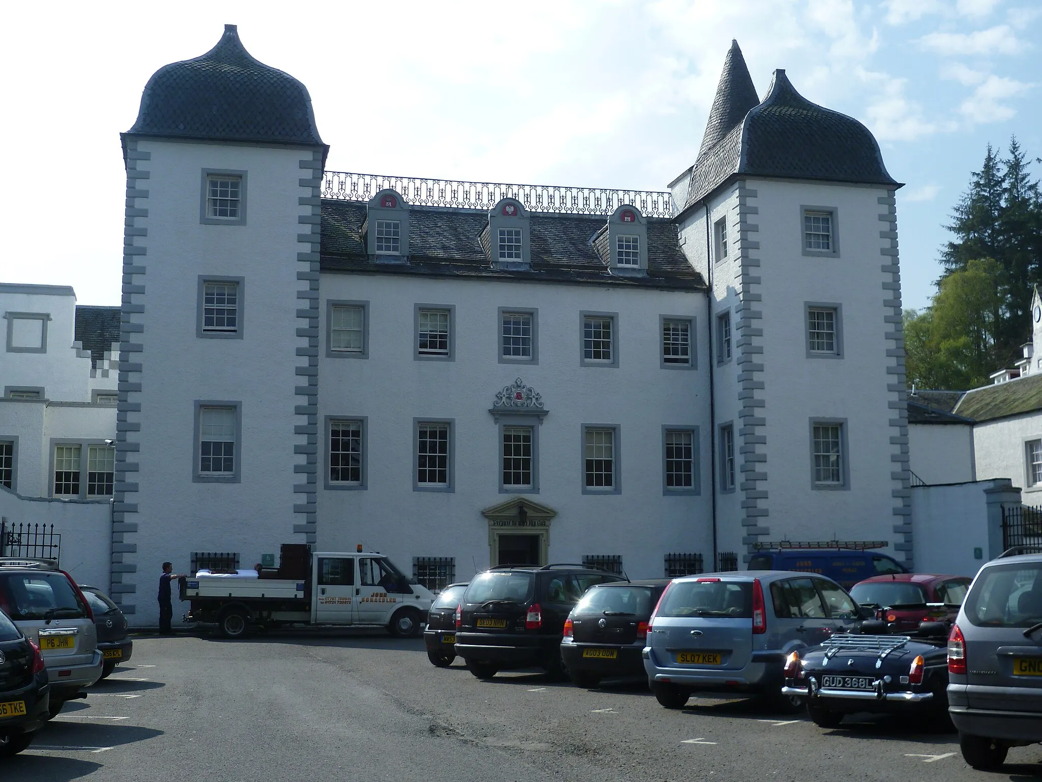 Photo showing: Barony Castle Hotel, Eddleston near Peebles, Scotland