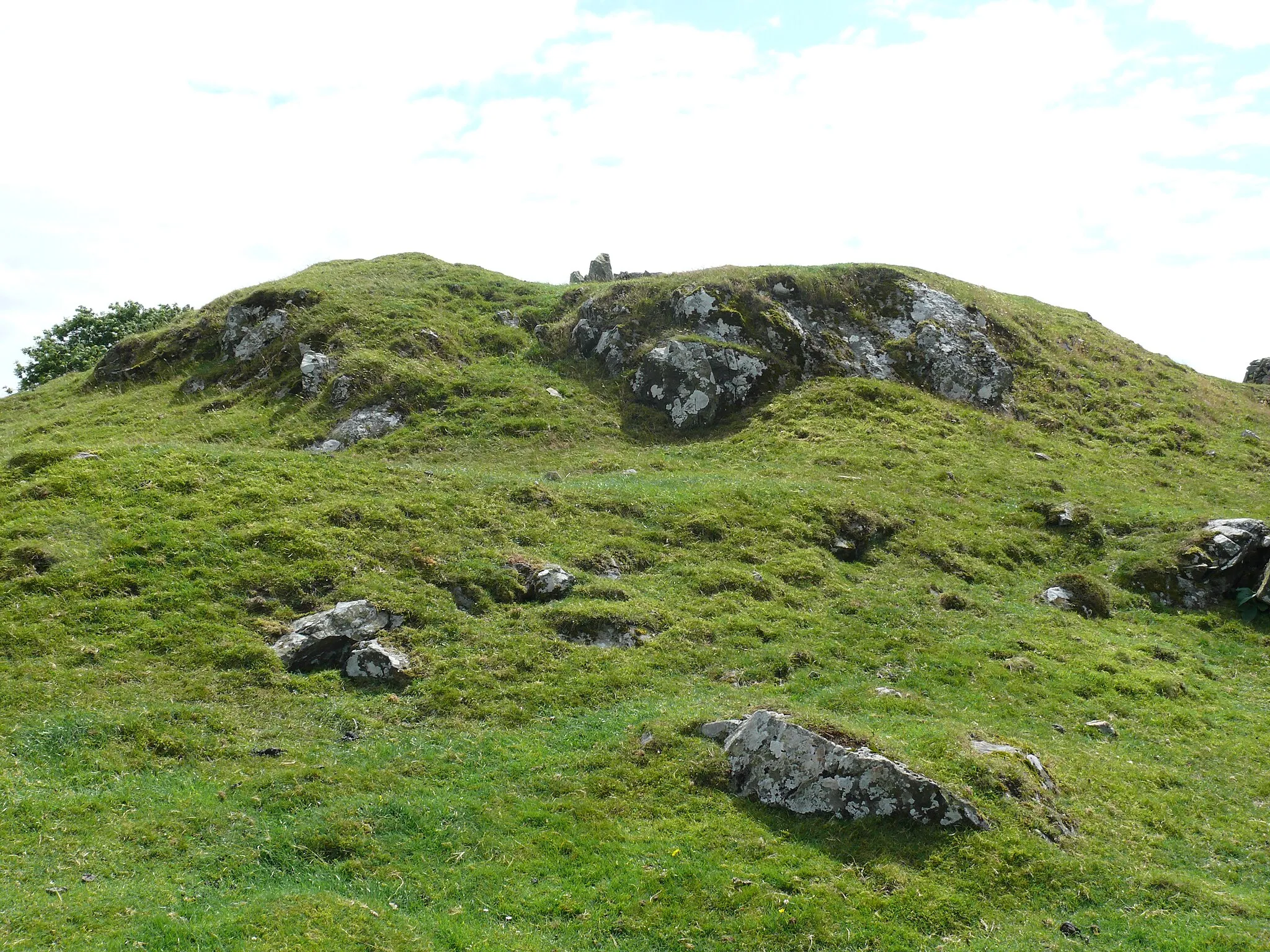 Photo showing: View from the base of Mote of Crailloch, Mochrum