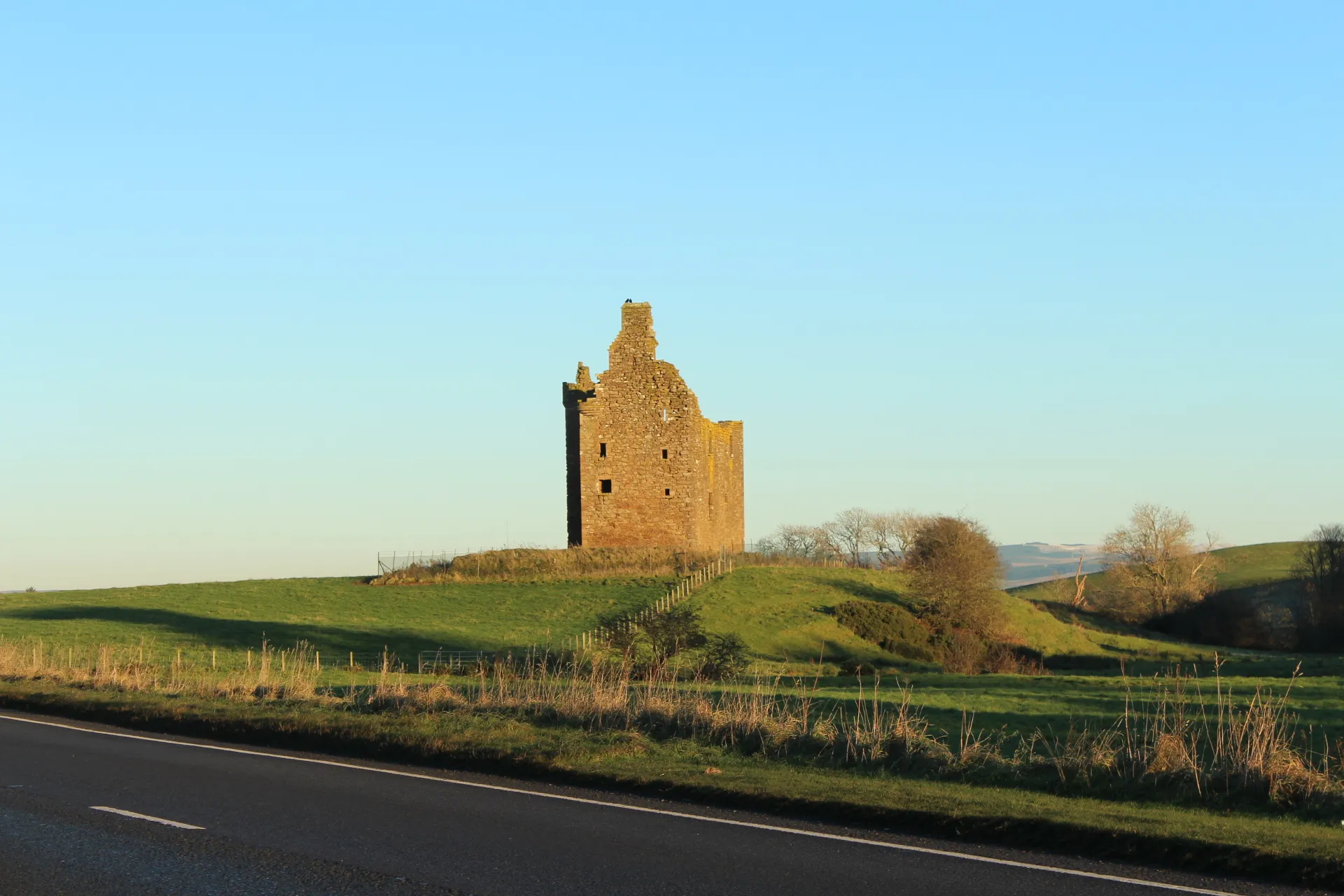 Photo showing: Baltersan Castle