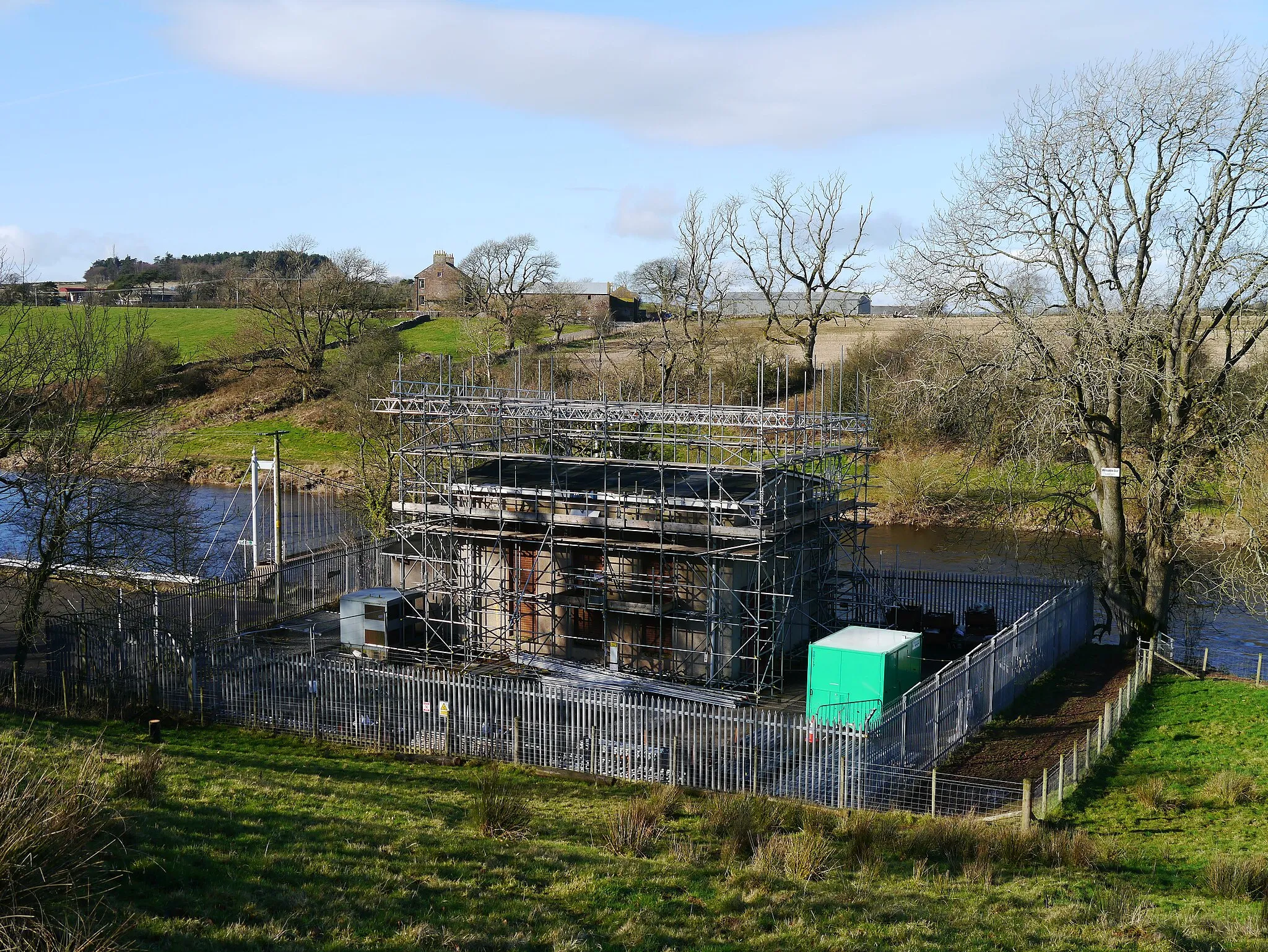 Photo showing: Warmanbie Pumping Station