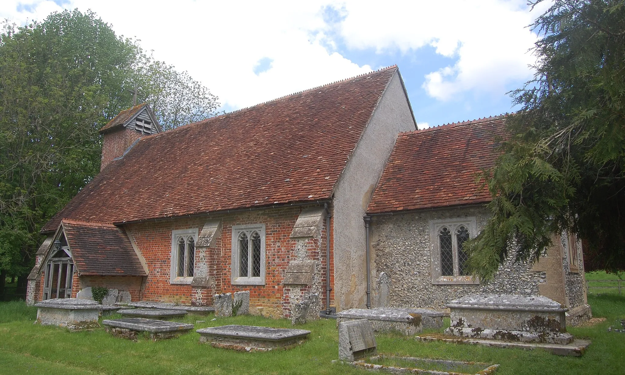 Photo showing: St James's Church, Hunton Lane, Hunton, City of Winchester District, Hampshire, England.