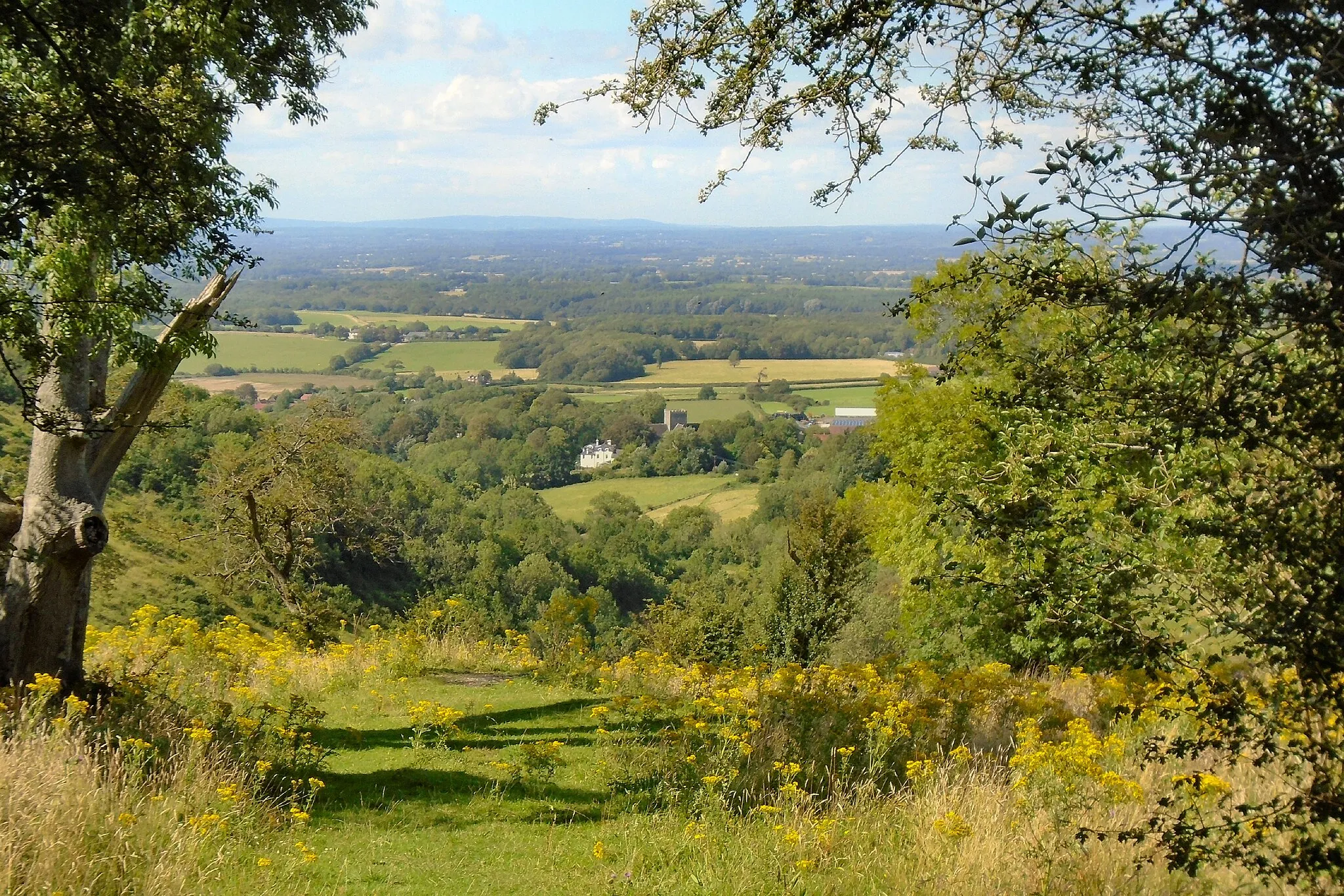 Photo showing: View from Devil's Dyke towards Poynings