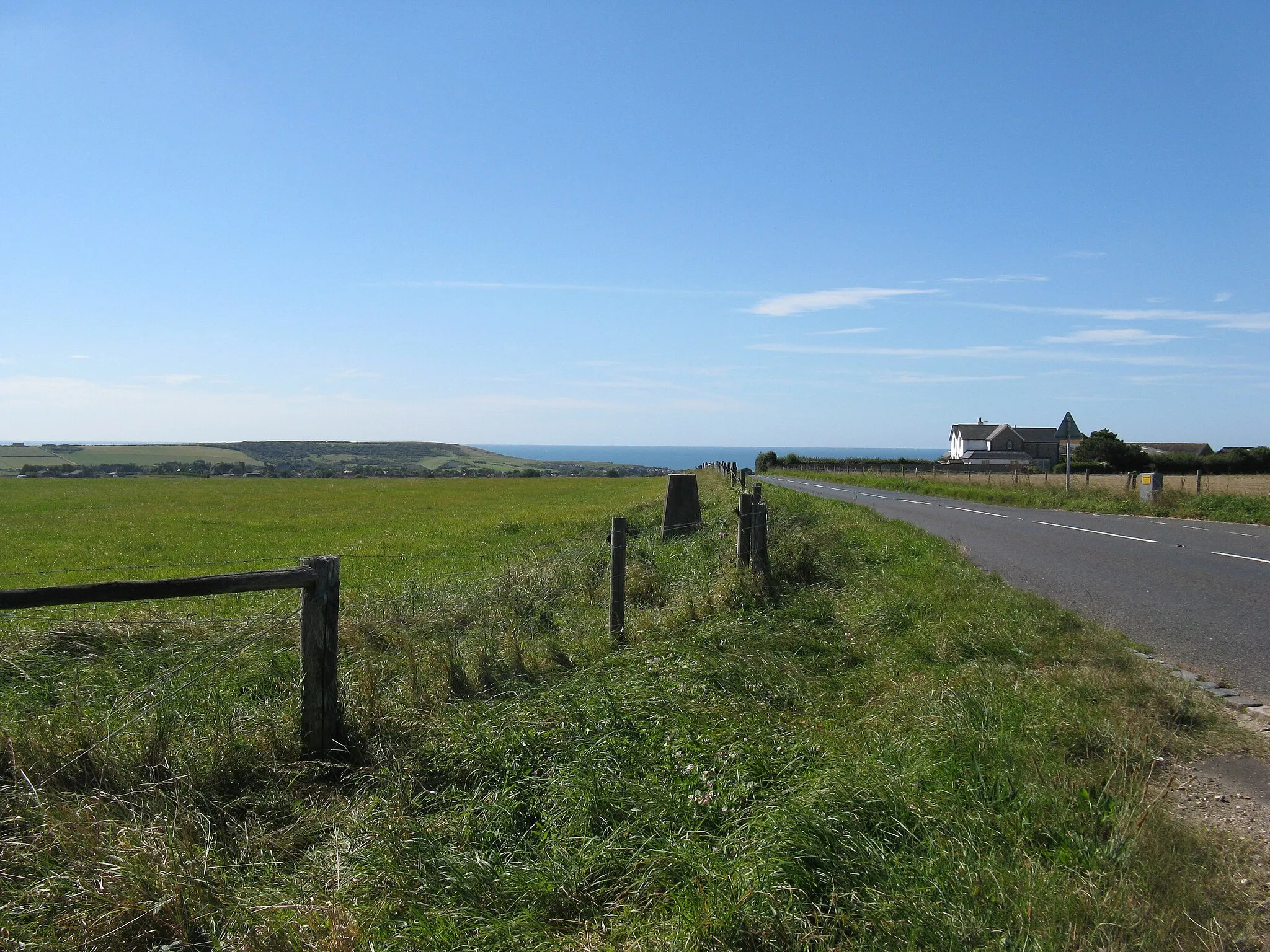 Photo showing: Trig point by Alfriston Road