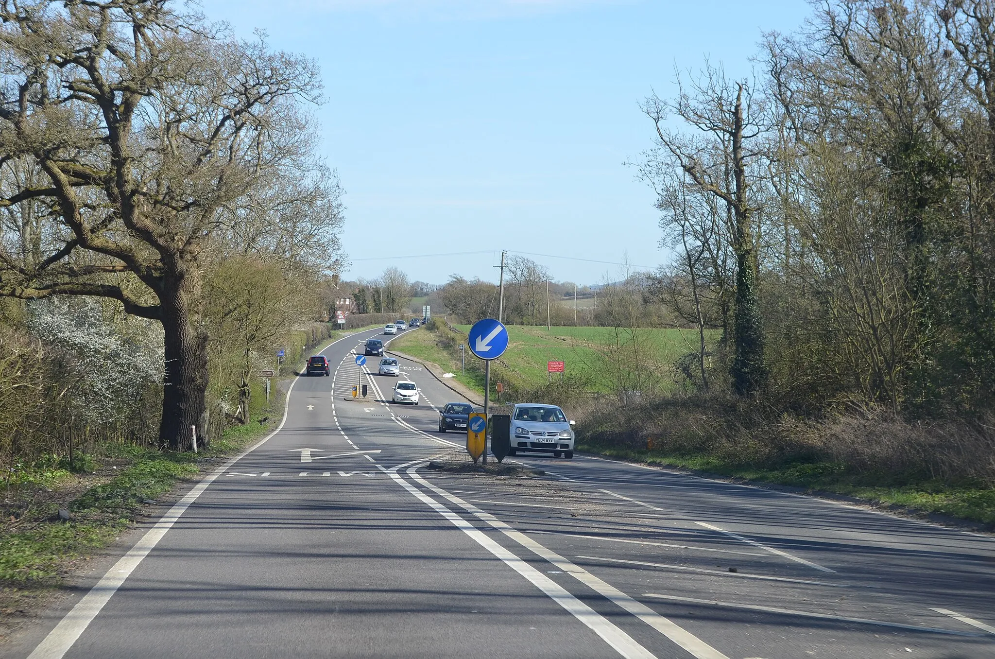 Photo showing: A27 towards Eastbourne