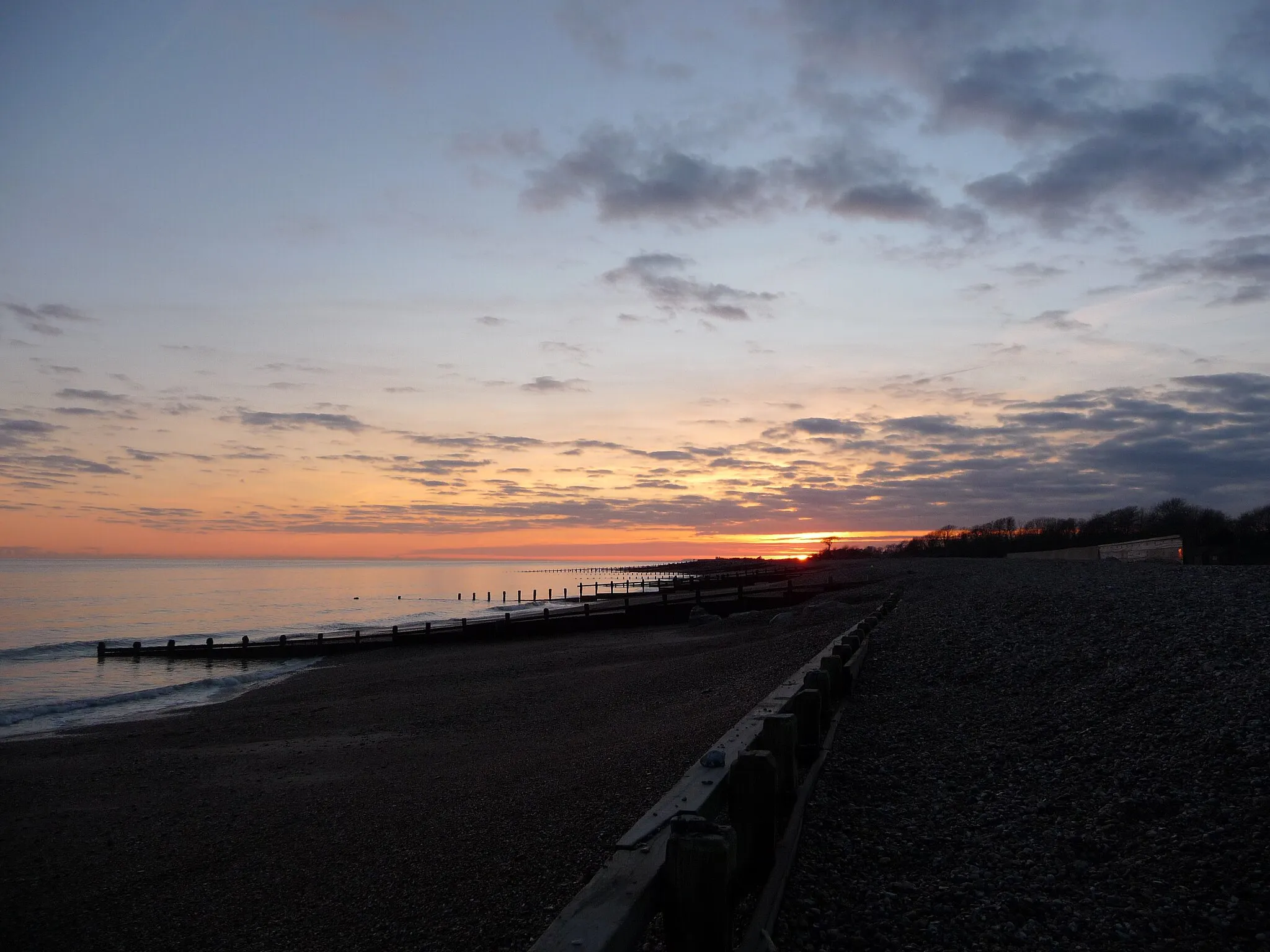 Photo showing: Climping Beach in West Sussex.
