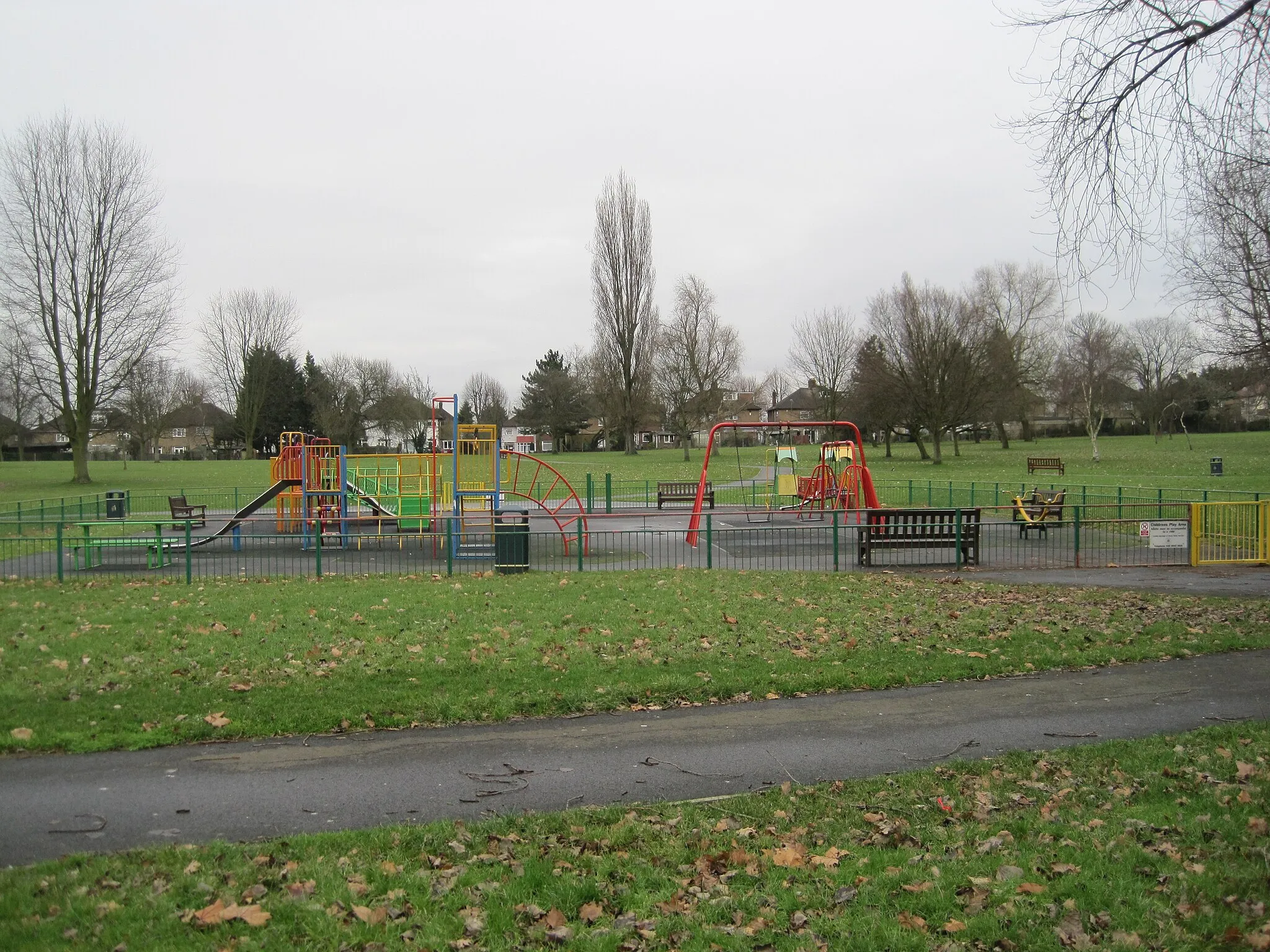 Photo showing: Playground in Preston Park, Preston, Brent, London