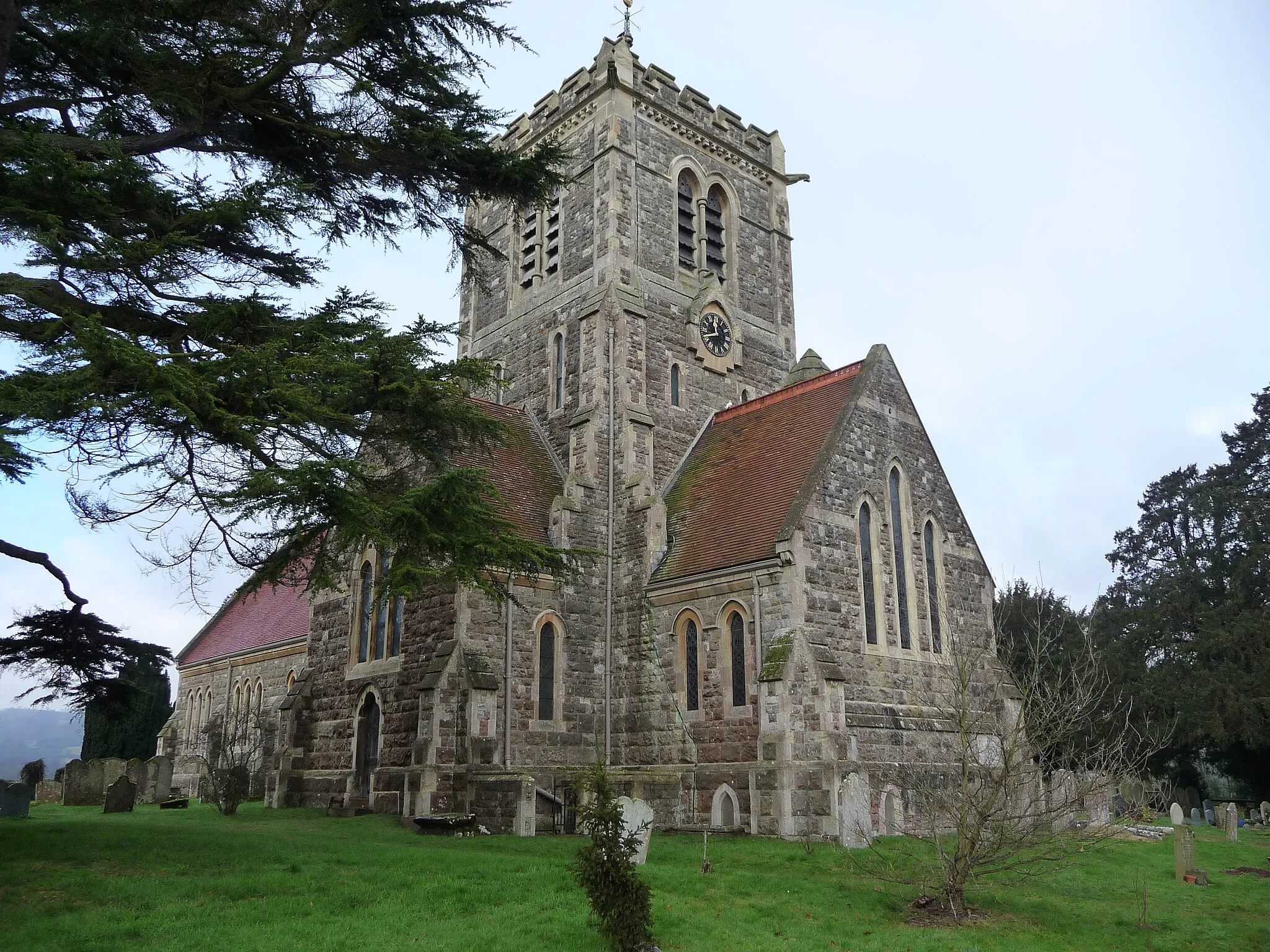 Photo showing: St. Giles' Church, Shipbourne, Kent.