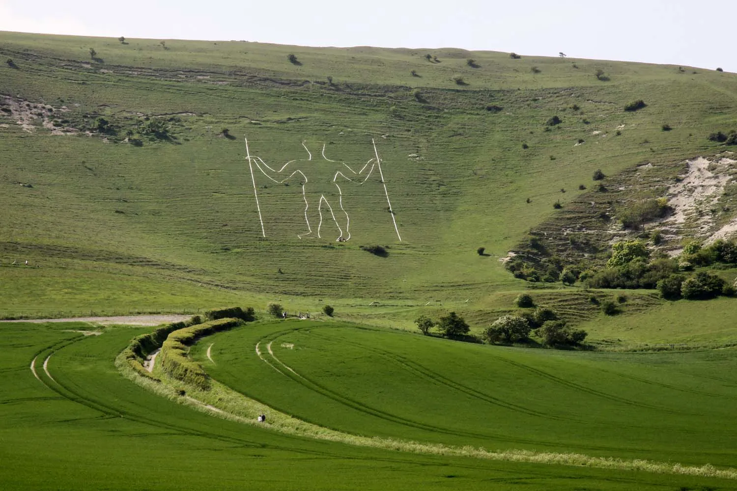 Photo showing: Footpath to the Long Man