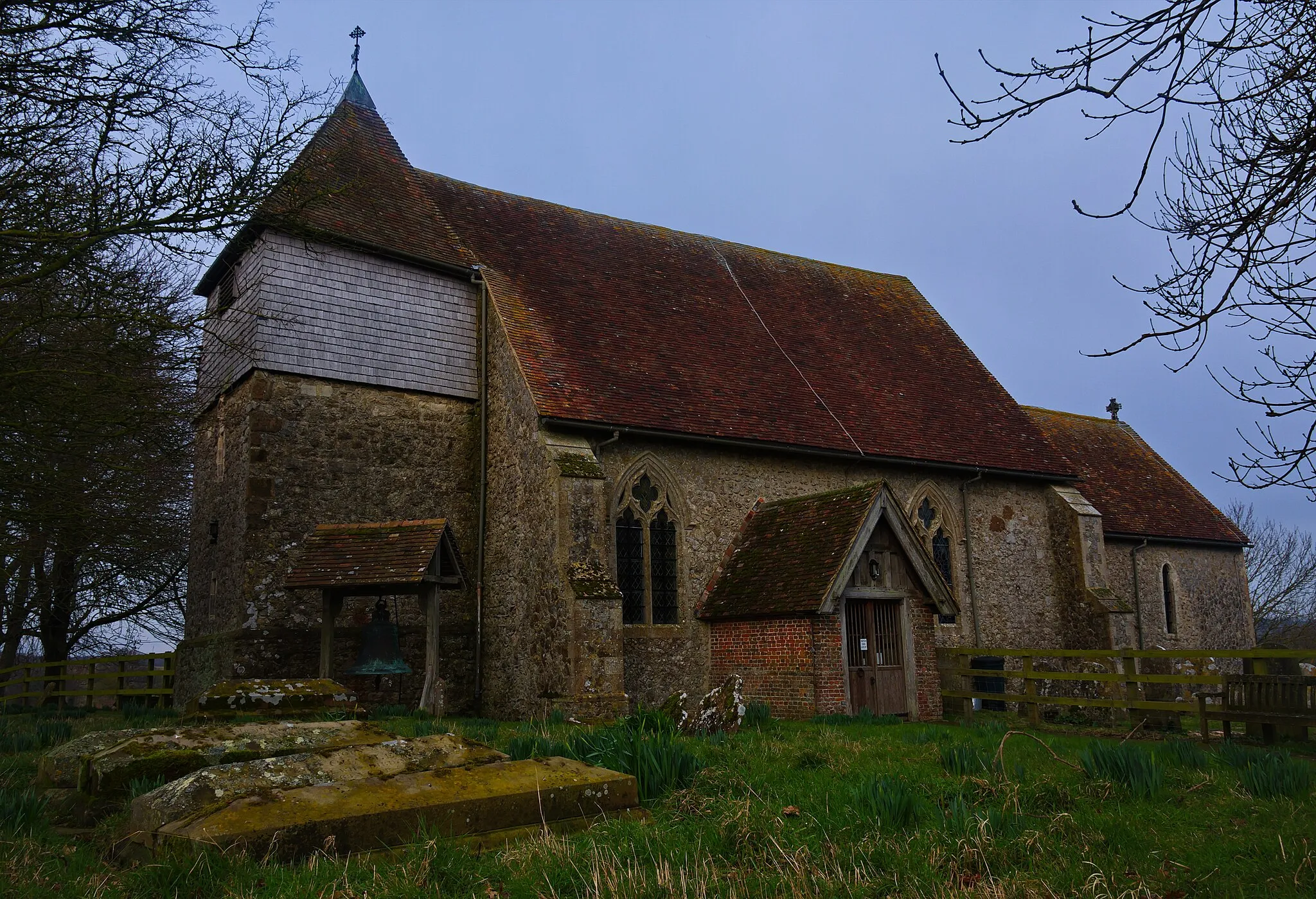 Photo showing: St Peter & St Paul's Church in Bilsington, Kent.