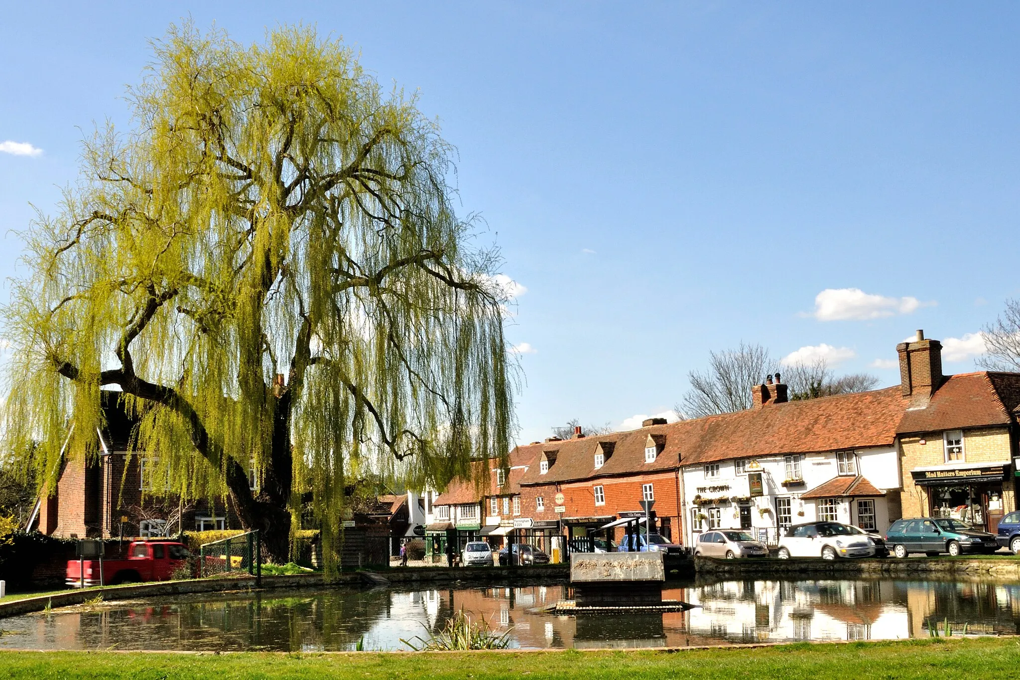 Photo showing: Otford Village Pond and High Street