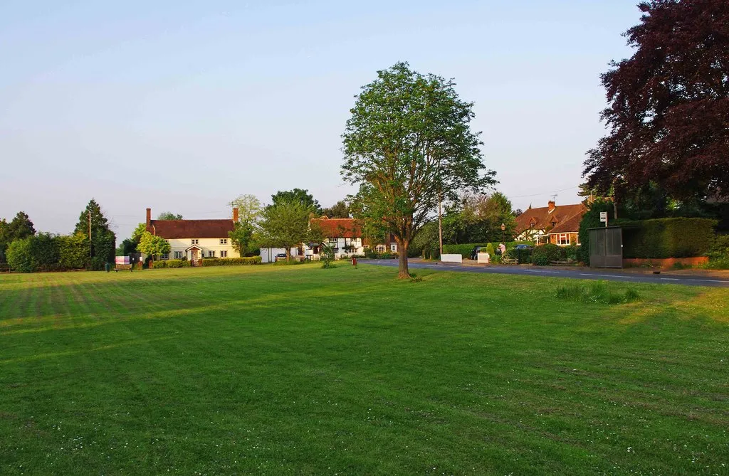 Photo showing: The village green at Send Marsh