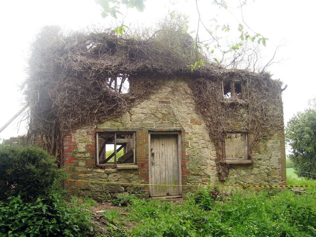 Photo showing: Abandoned House near Hooper's Farm