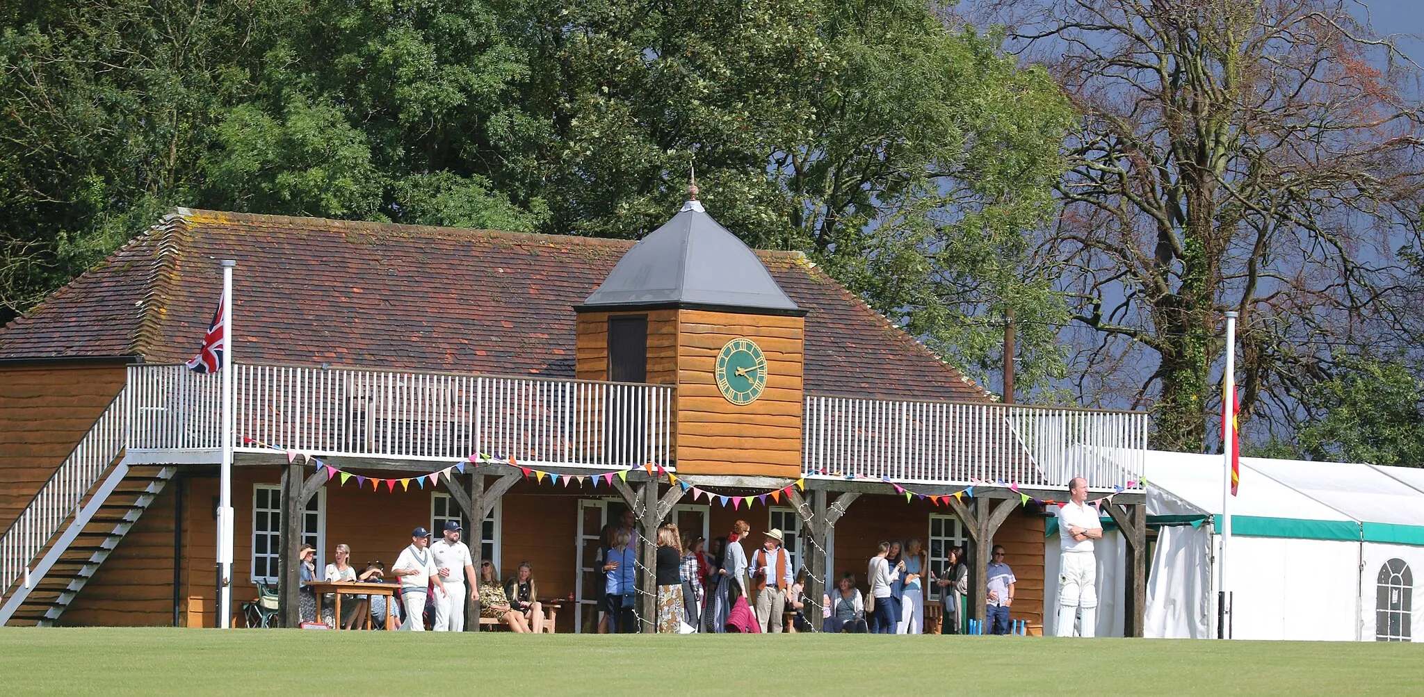 Photo showing: Broadhalfpenny Down Pavilion 2019