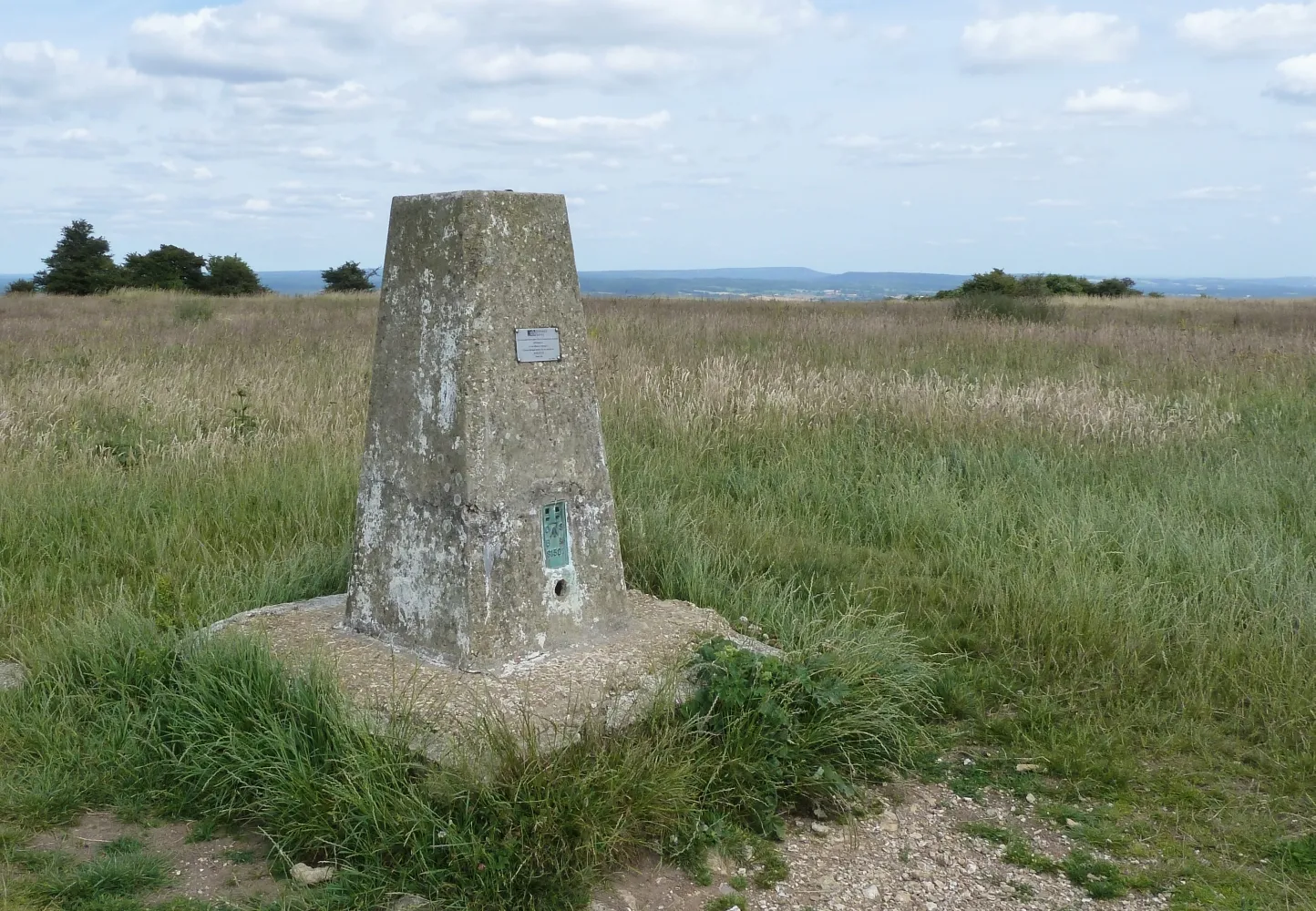 Photo showing: Butser Hill Trig Pillar (Triangulation Point)