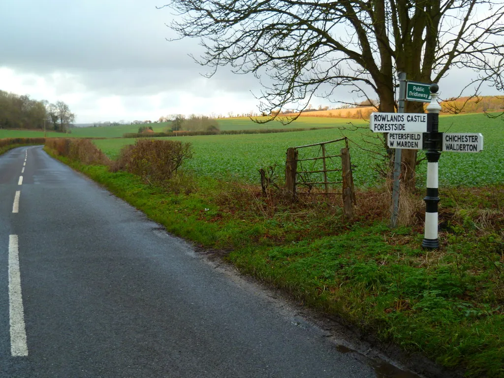 Photo showing: Fields south of West Marden