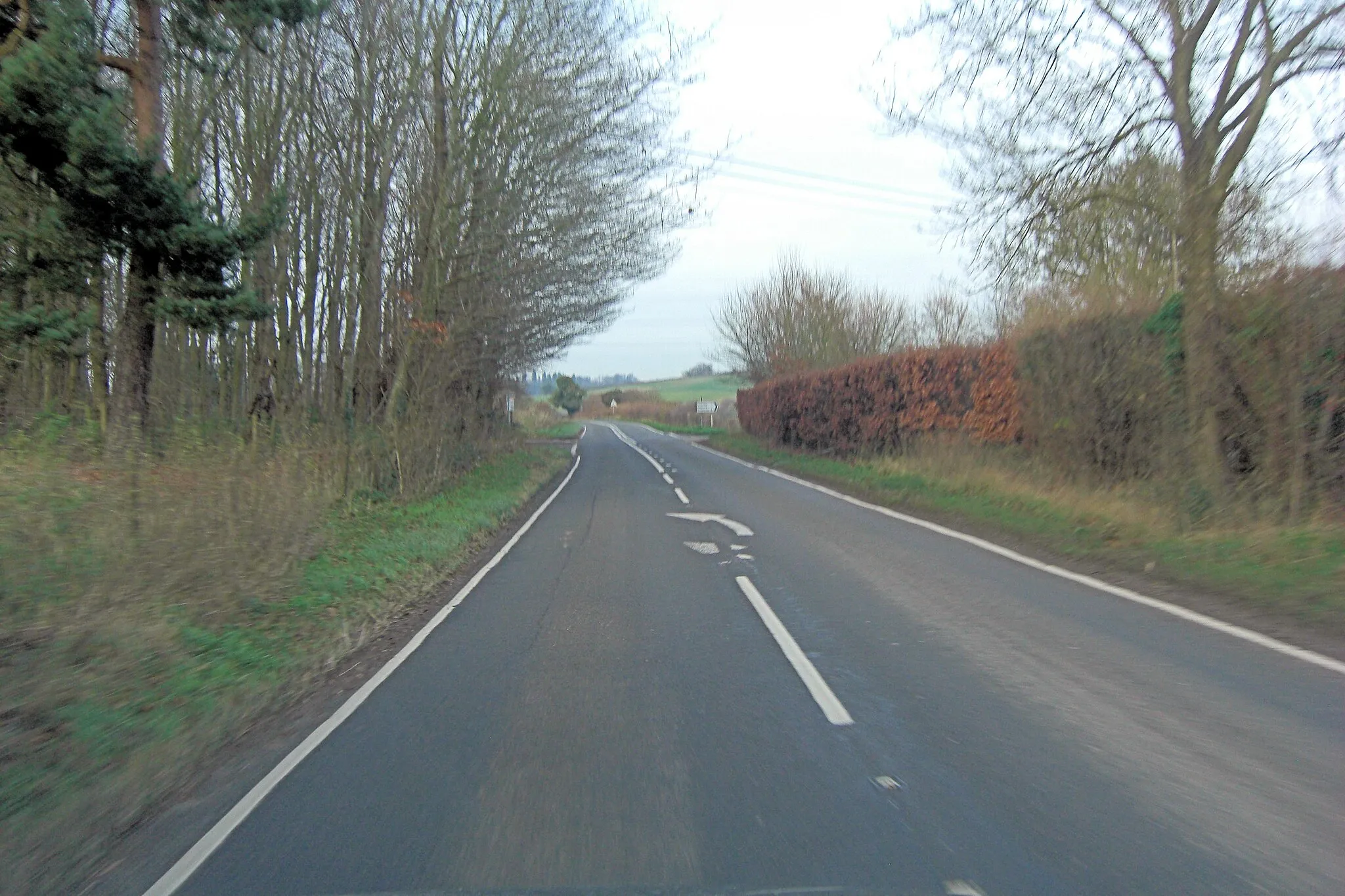 Photo showing: A32 crossroads with Mary Lane & Newton Lane