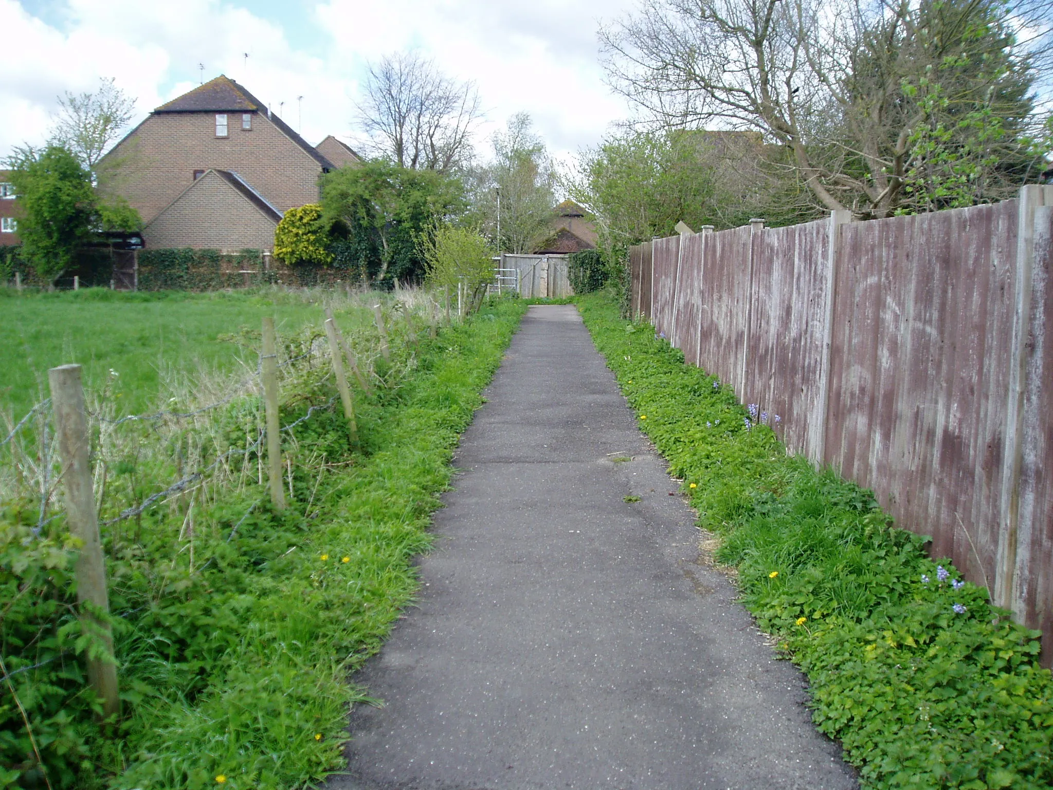 Photo showing: Path to Westergate Street